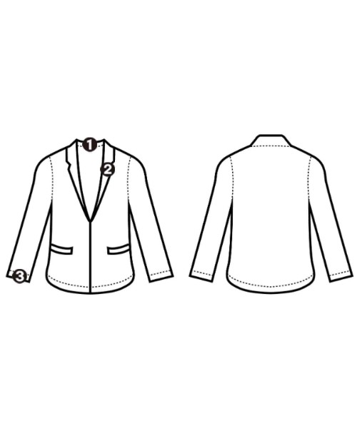 CULLNI Jackets Beige 2(Approx. M) 2200587065012