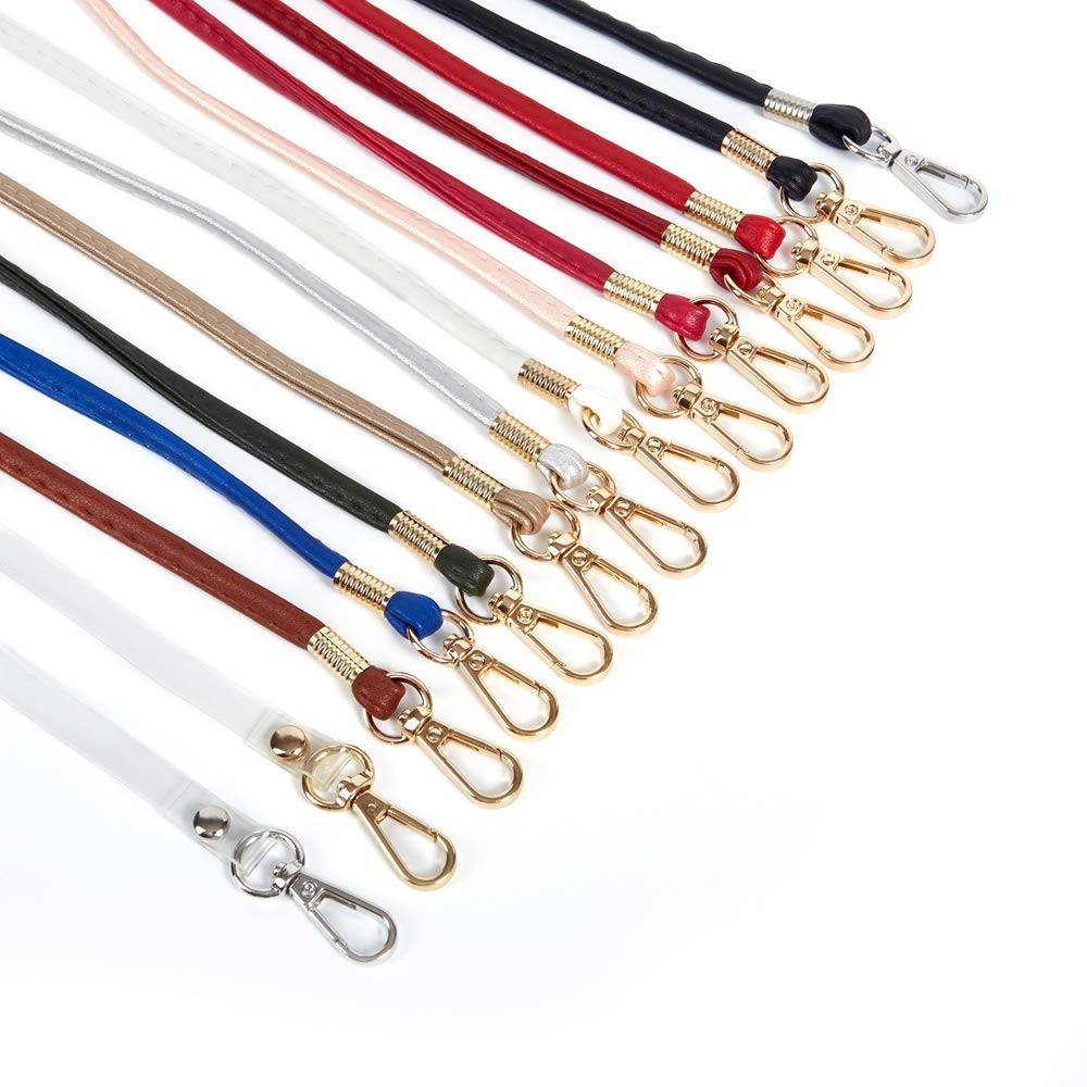 Thin Soft PU Leather Crossbody Replacement Chain Strap for Small Bag，Purse，Wa…
