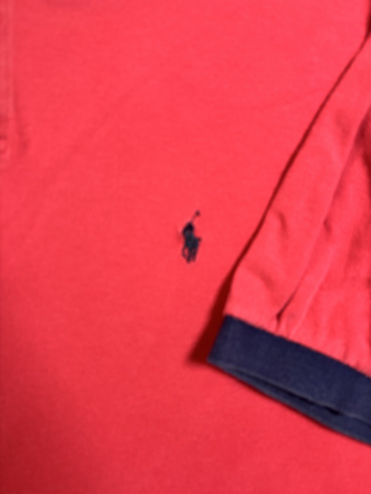 Polo by Ralph Lauren Golf Polo Shirt Men’s Large Red With Black Banding