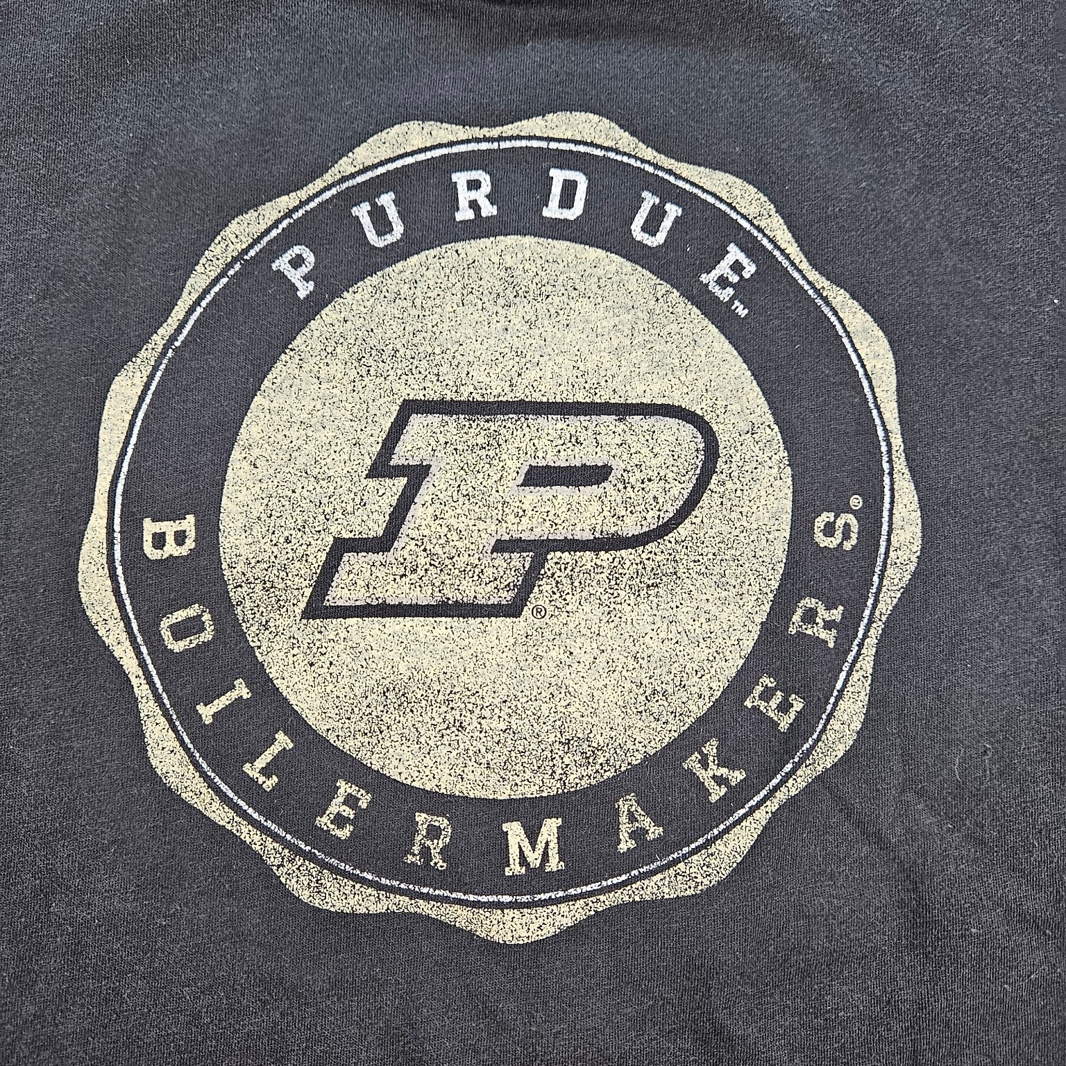 Purdue Boilermakers Collegiate Short Sleeve Champion T-Shirt Women’s Black XL