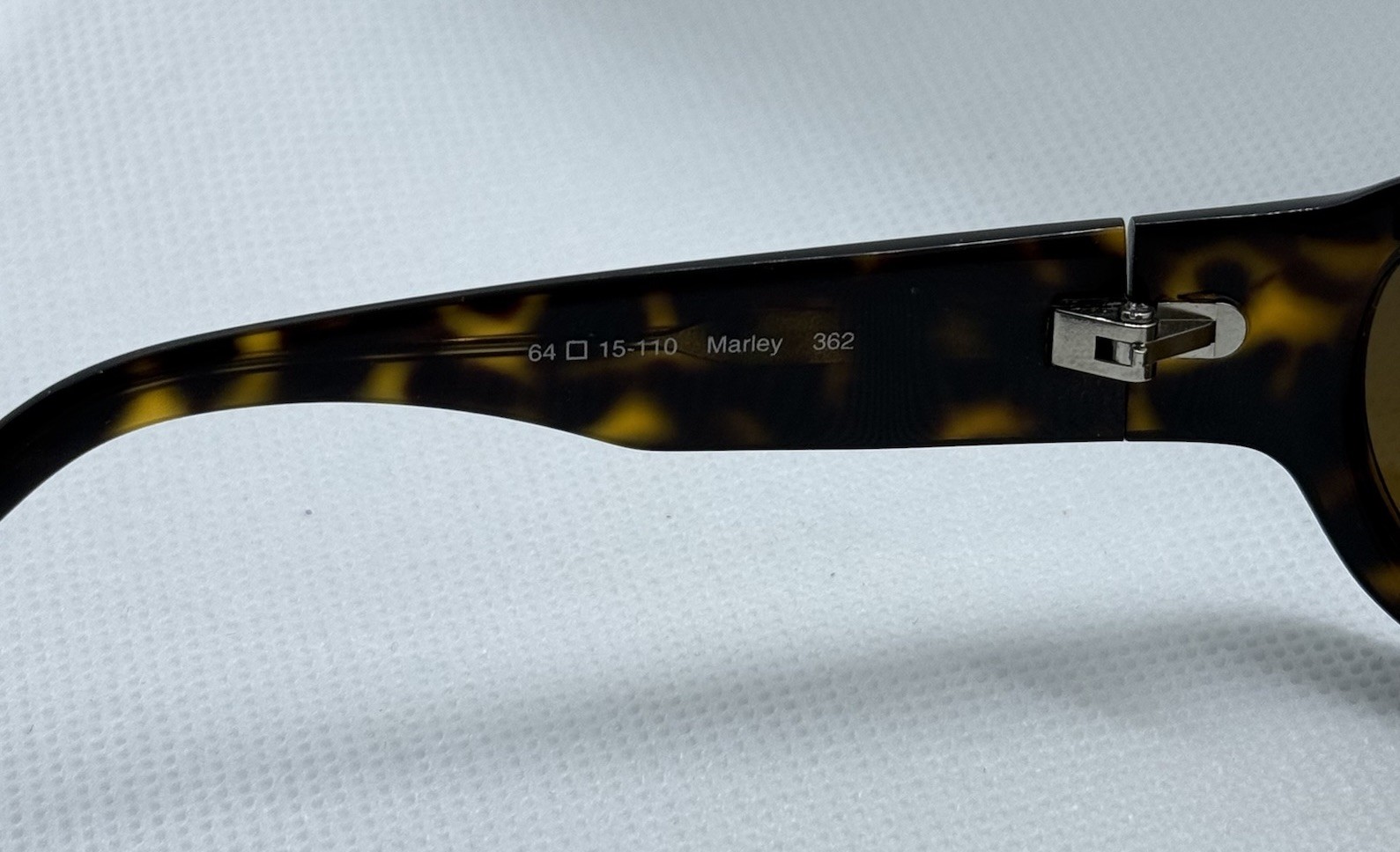 Oliver Peoples Marley 362 Tortoise WrapSunglasses Brown Lens Made in Japan 64-15