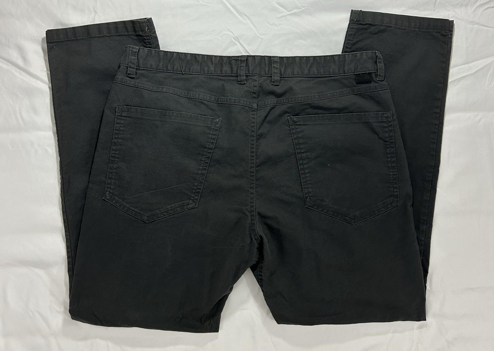 The North Face Mens Jeans 36×30 Regular Fit Straight Charcoal Gray Wash Logo