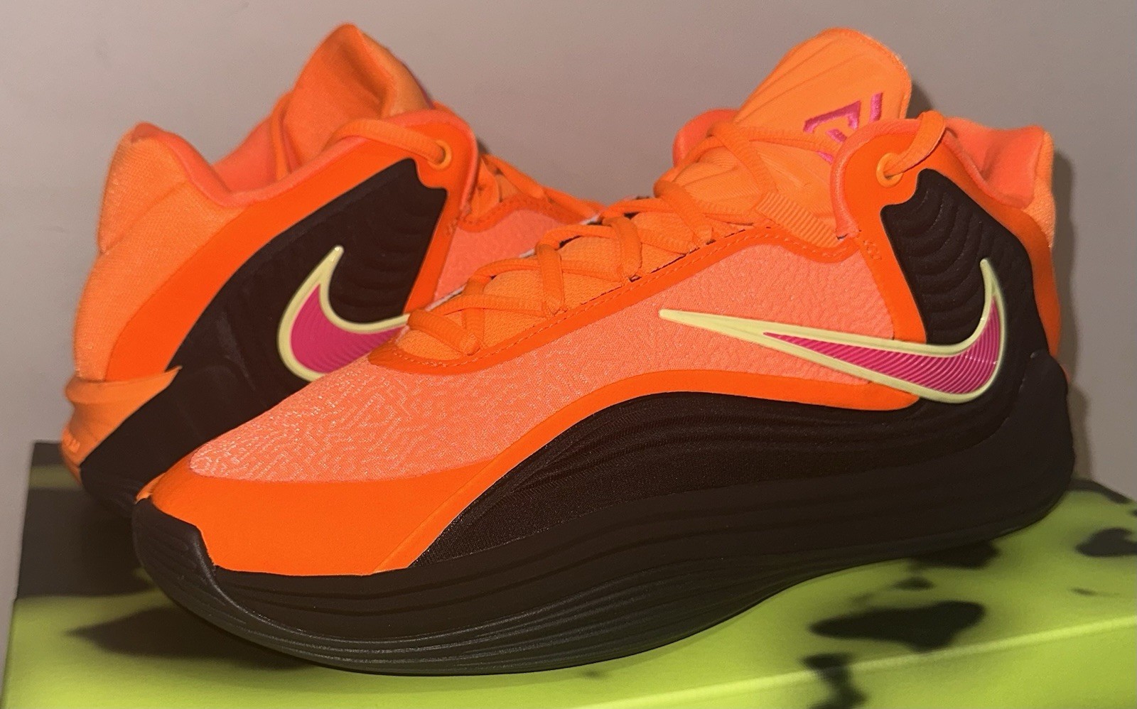 Nike Giannis Freak 7 Orange Black Pink HF3450-800 Men’s 9.5 POWB