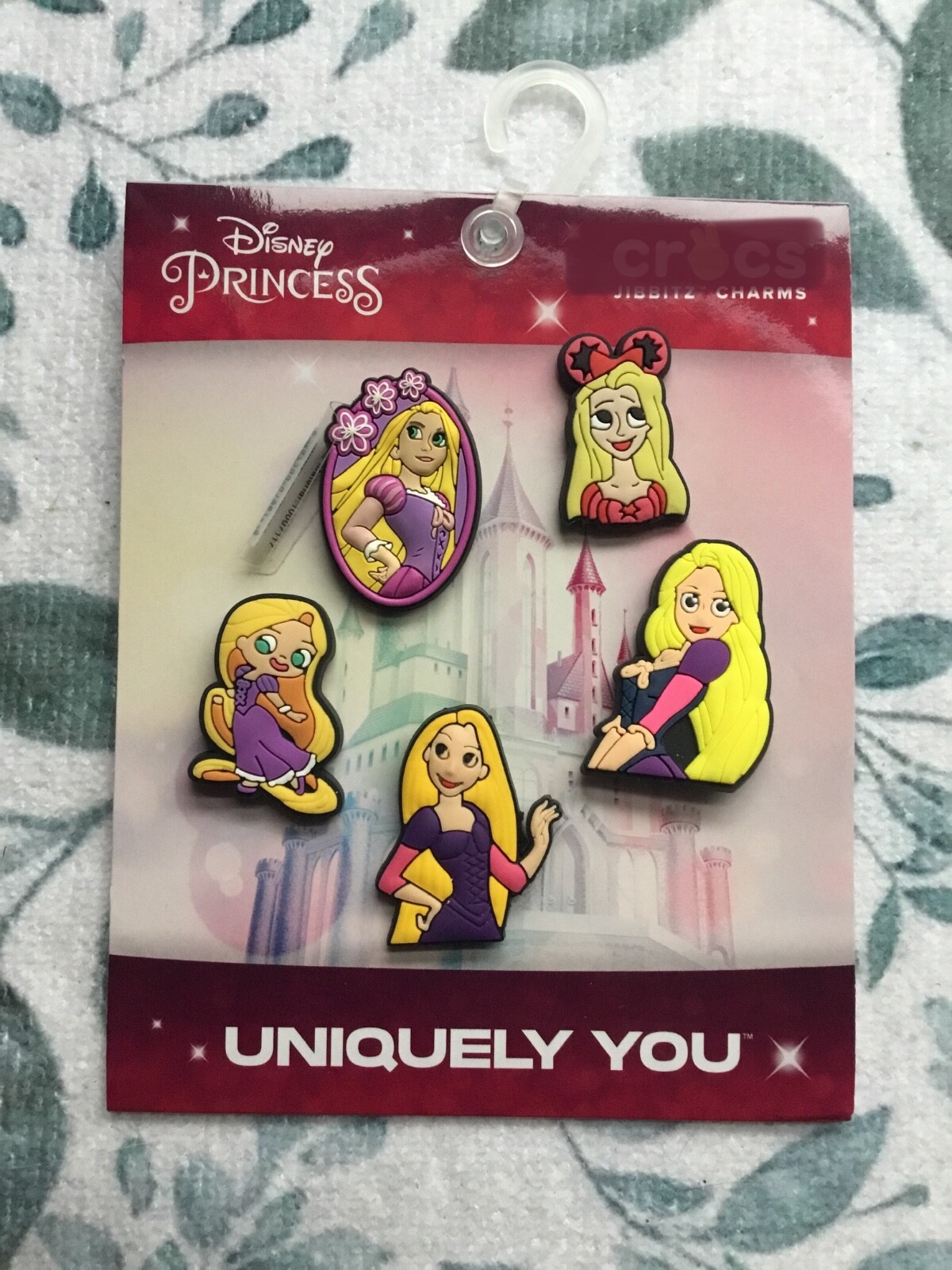 Crocs Handmade jibbitz 5pc Rapunzel Tangled Mulan Mushu shoe charms set
