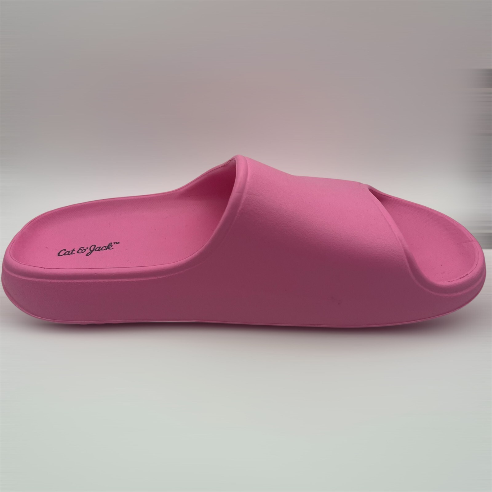 Girls’ Pink Slide Sandals Soft EVA Cushion Slip On Pool Shower Summer Beach New