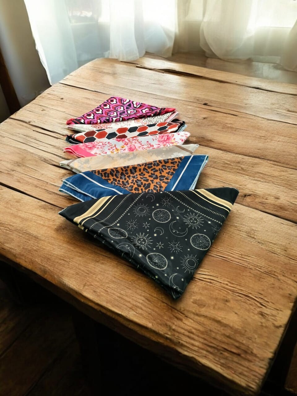 Fashion Small Square Scarf 20″ x 20″ Soft Silk Blend Neck Head Wrap Scarves 25Pc