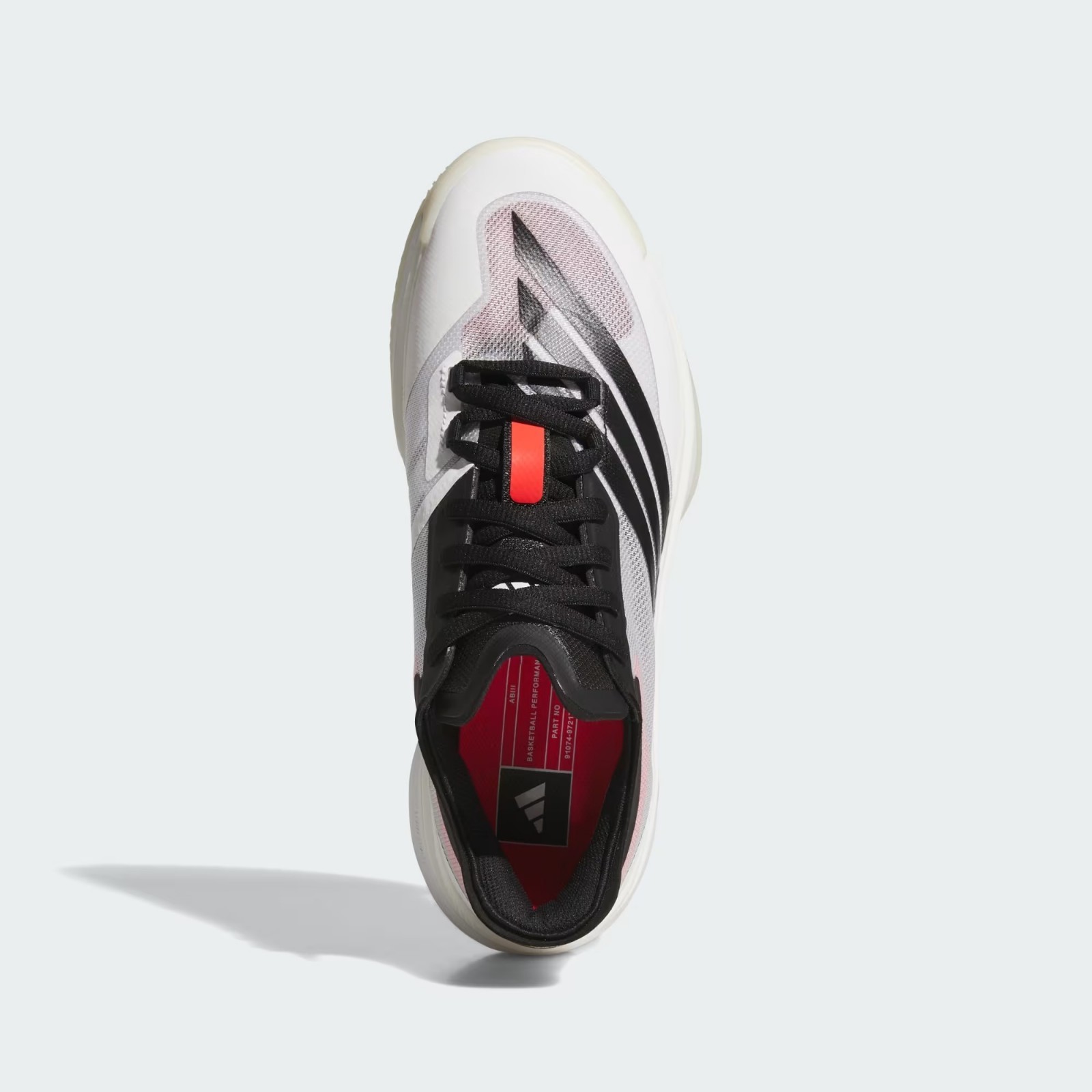 adidas Adizero Select 3.0 JR2511 Cloud White Core Black Red Men Basketball Shoes