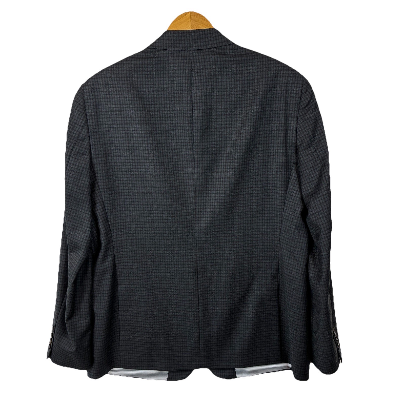 Todd Snyder Mayfair Fit Blazer 44R Charcoal Guncheck Wool USA Made Mens