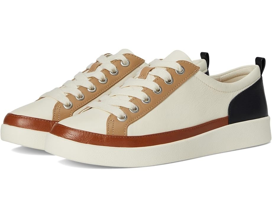 Vionic Winny H7773LH104 Sneakers Women’s US Ivory Black Leather Shoes