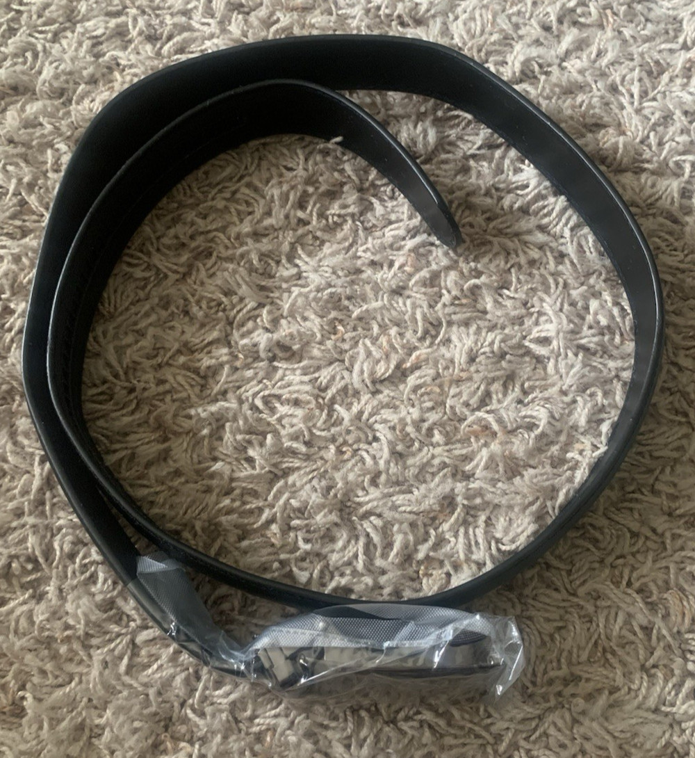 Comfort Click Black Belt Men’s Adjustable Fit Length=45 inches Width=1.25 inches