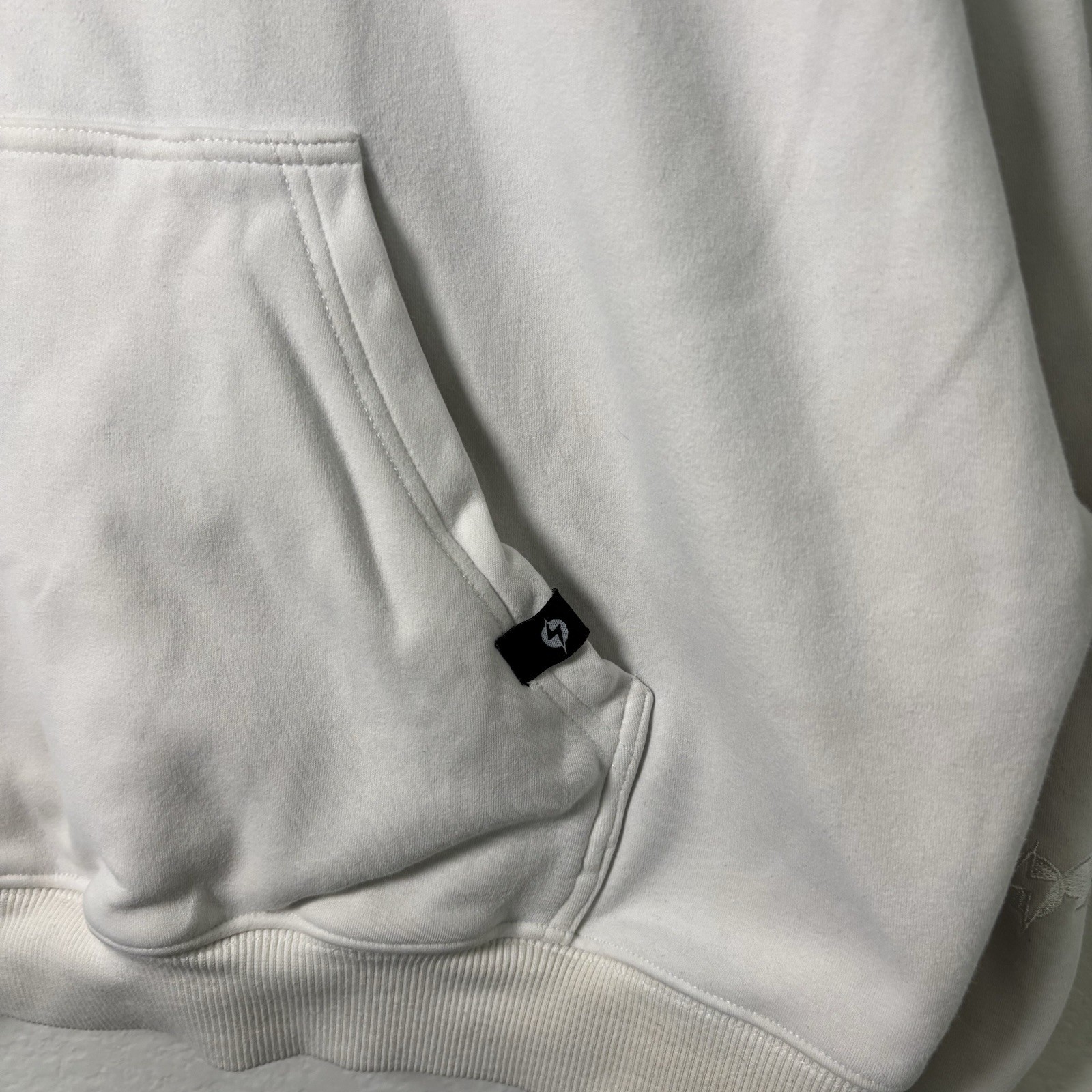 Popflex Ooey Gooey Half Zip Sweater Almond Milk White Small/Medium Loungewear