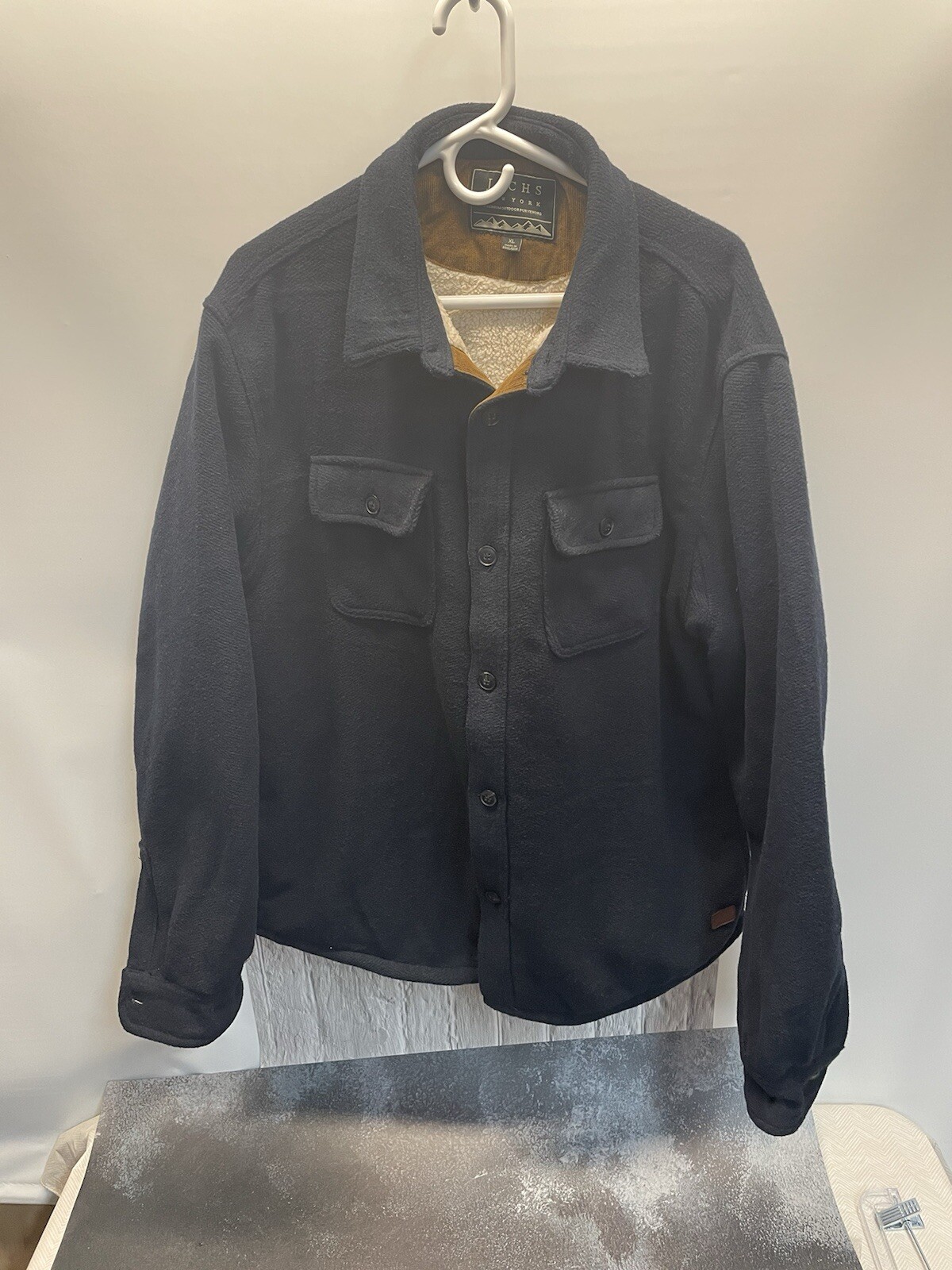 Jachs New York Sharpa Lined Button Up Shirt Sz XL. EUC ( Heavy Thick )