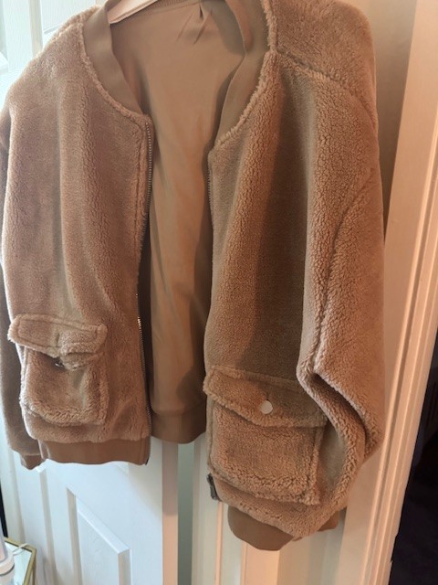 Purple Shingle Swede Medium Jacket, Comint made in Argentina