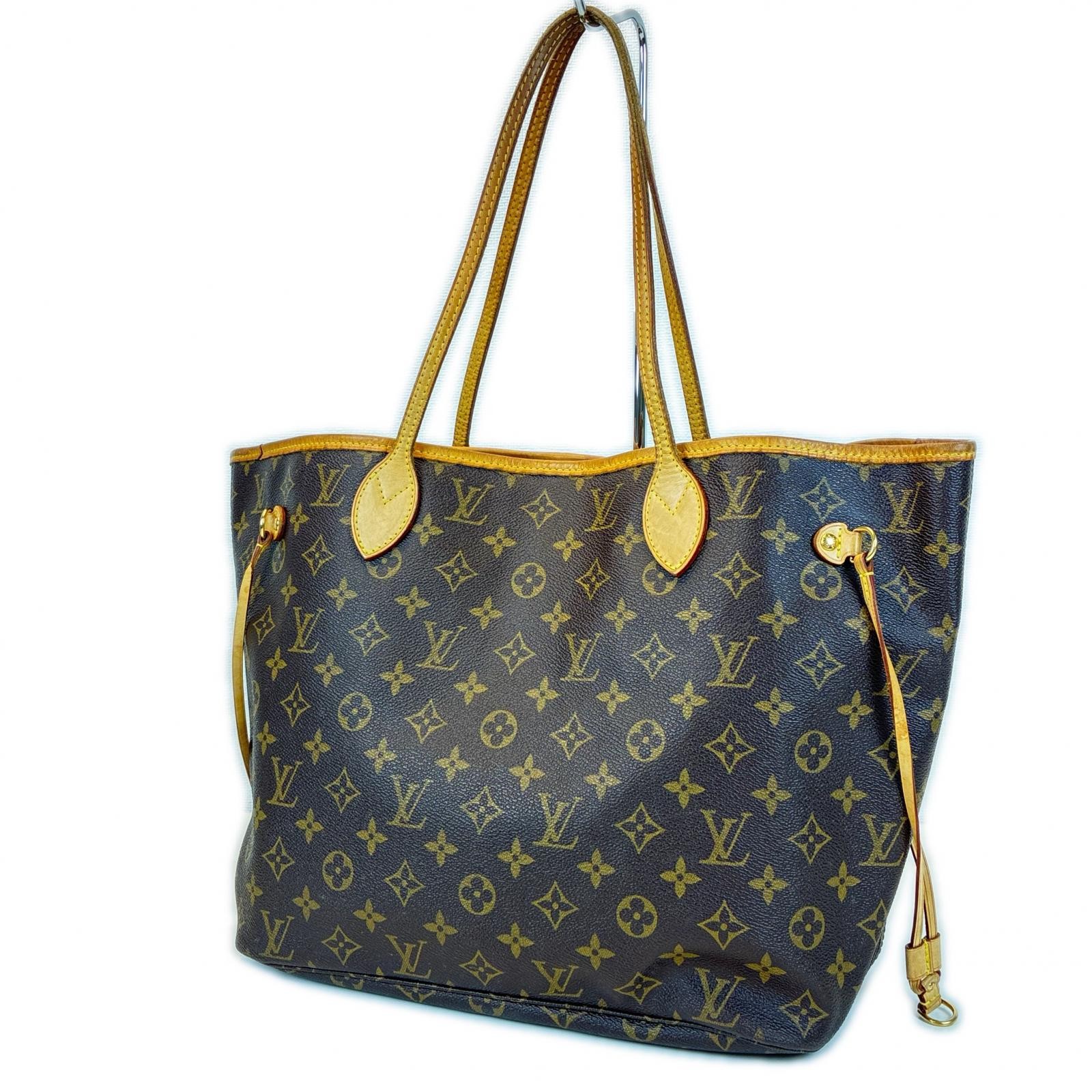 LOUIS VUITTON Neverfull MM Tote Bag M40156 Monogram canvas Brown