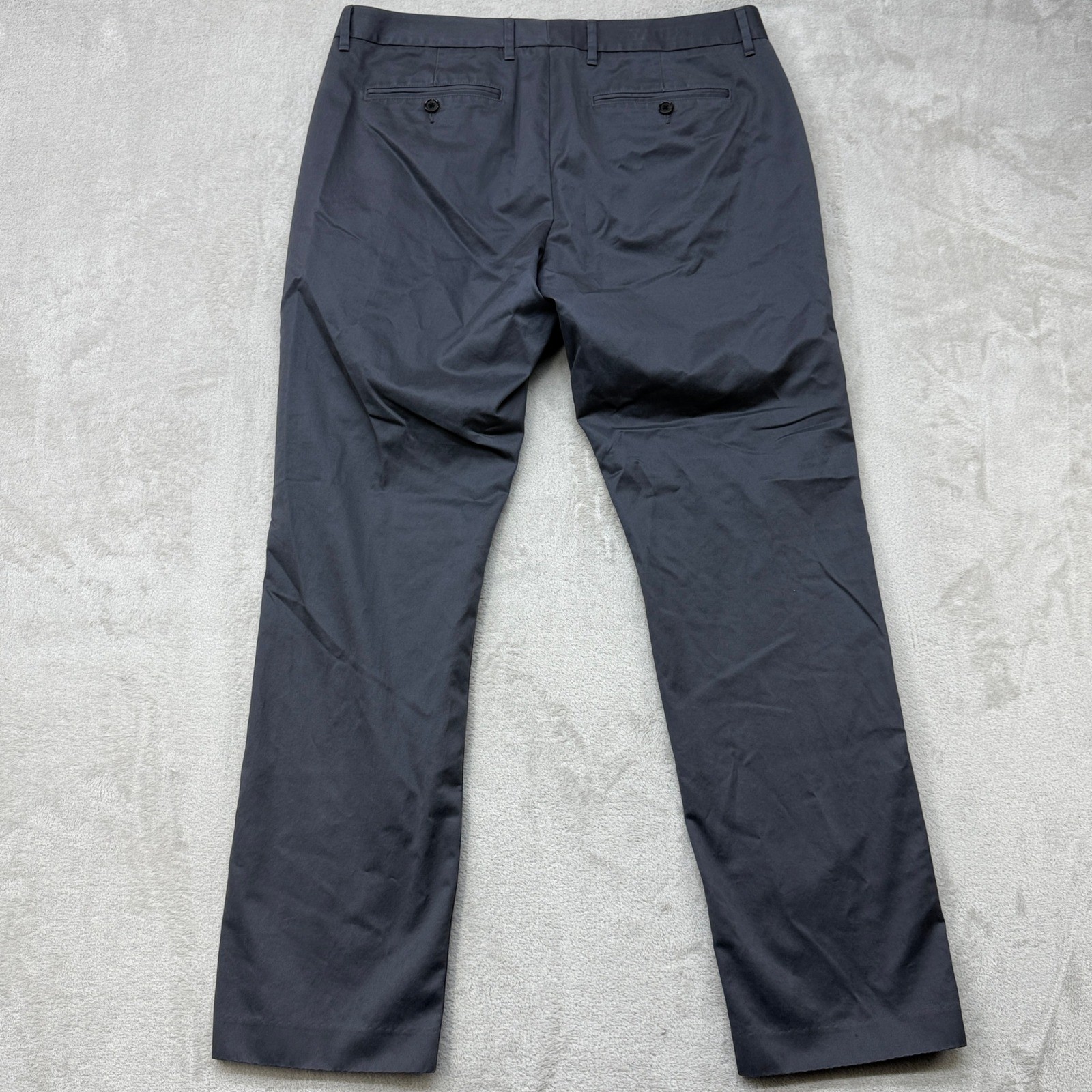 Bonobos Friday Slim Fit Pants Mens 34×30 Grey Chino Lightweight Stretch Preppy