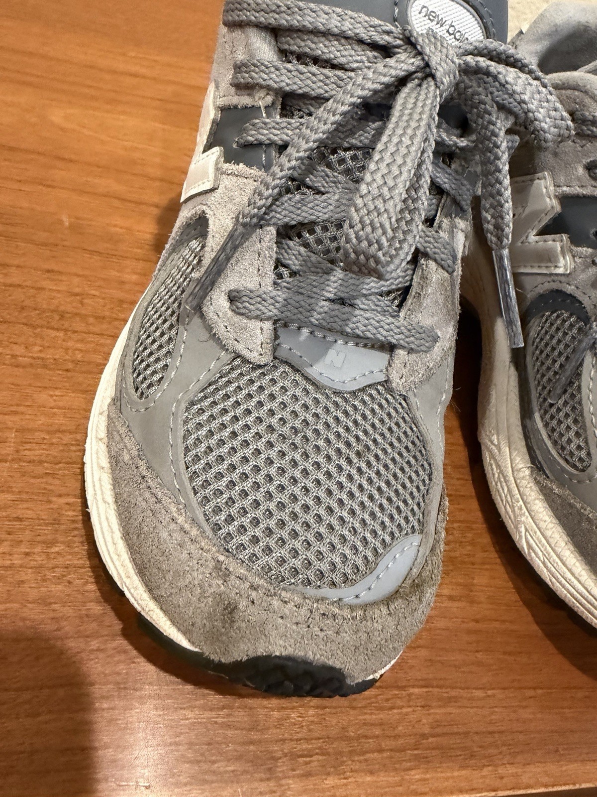 New Balance 2002 R Grey/White Toddler Sneakers PC2002ST – SZ 11 C