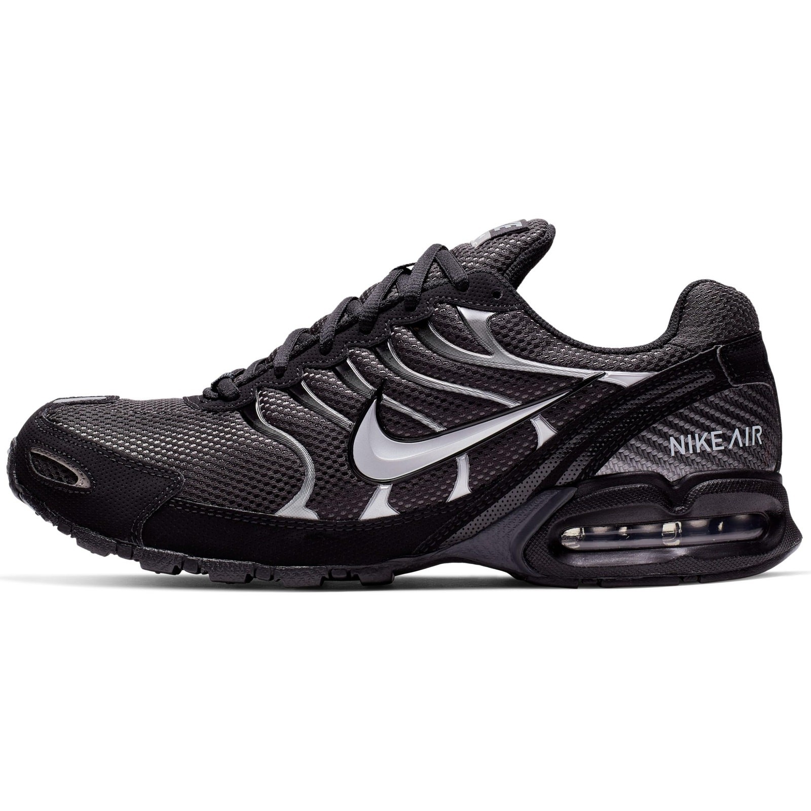 NWT Nike Men’s Air Max Torch 4 Shoes, Anthracite/Metallic Silver-Black, 10.5