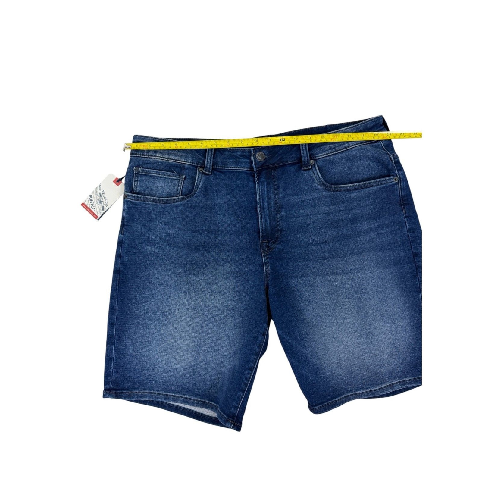 Buffalo David Bitton Men’s Denim Shorts Size 38 Blue Jeans Jorts NWT