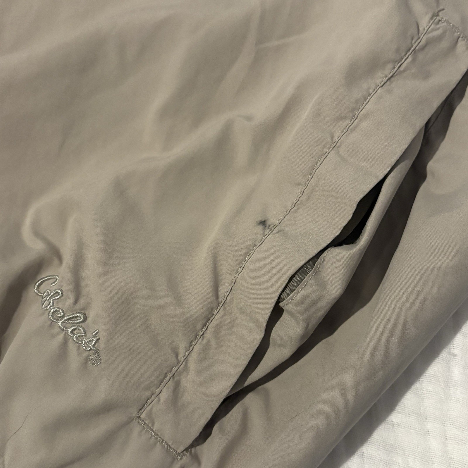 Cabela’s Outdoor Gear Men’s Pullover V-Neck Lined Pocket Jacket L Beige