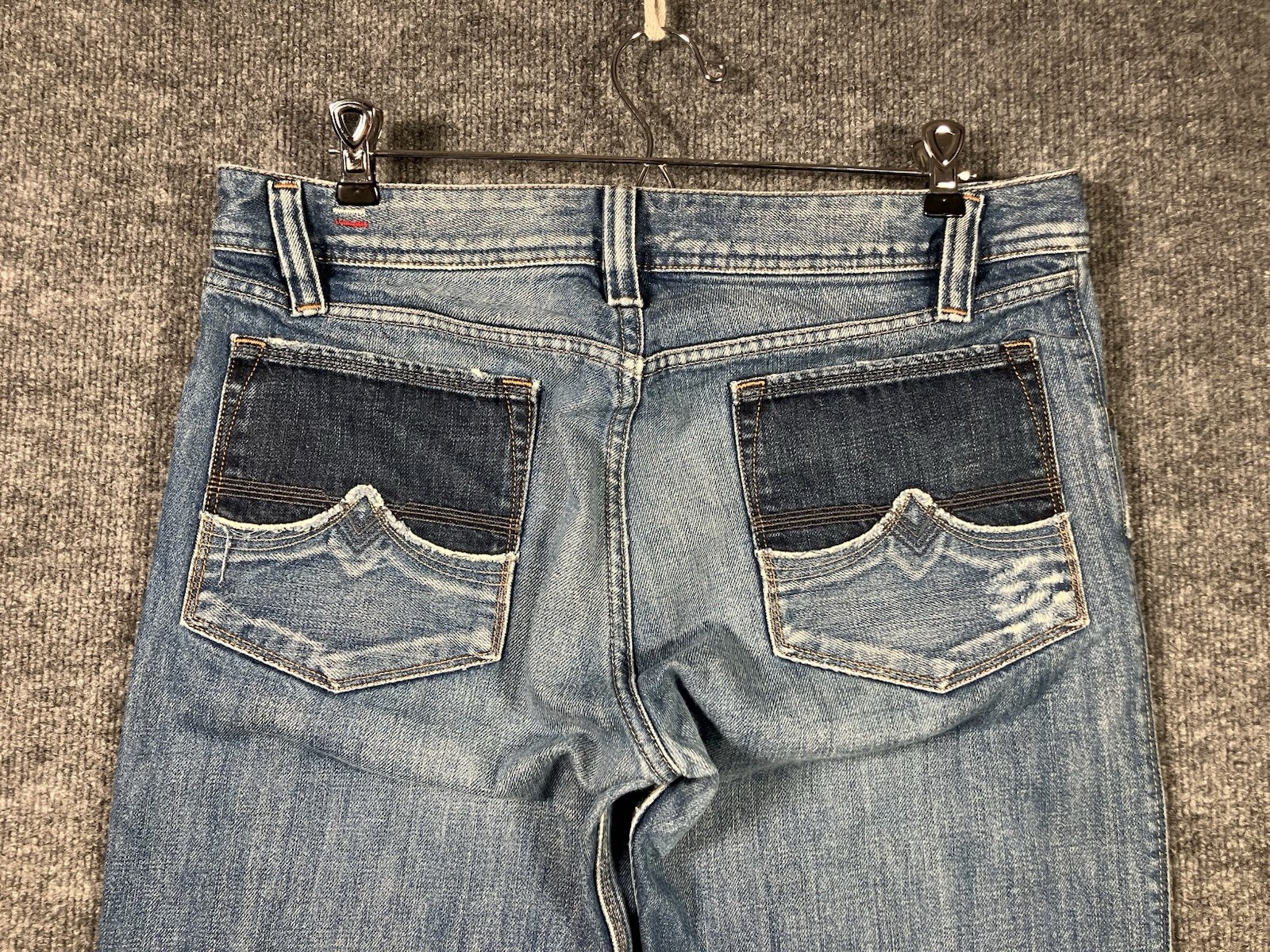 Diesel ZAF 796 Flared Leg Button Fly Denim Jeans Waist 32X30 (cut To 26)