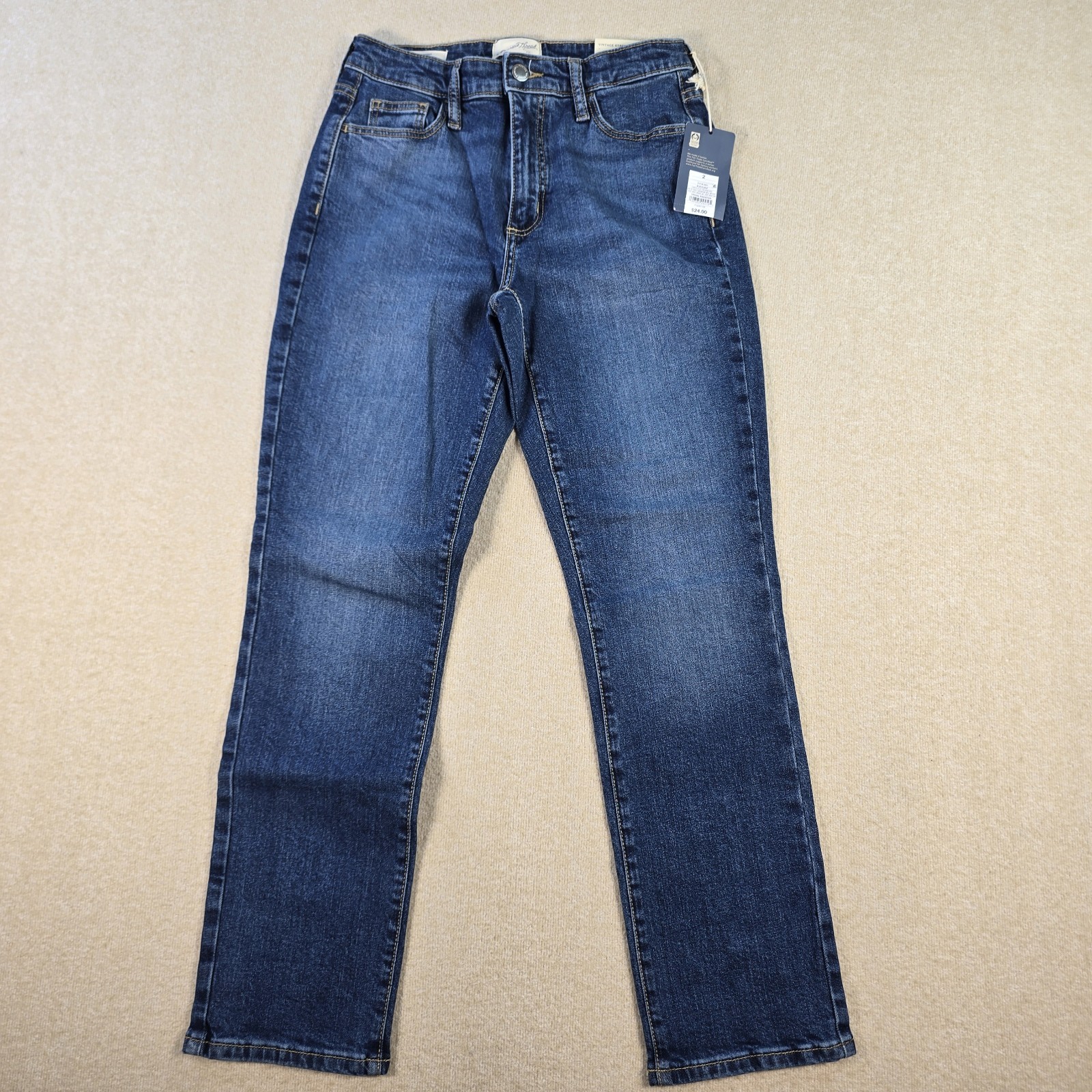 Universal Thread Jeans 2/26R Vintage Stretch Mid Rise Bootcut NWT