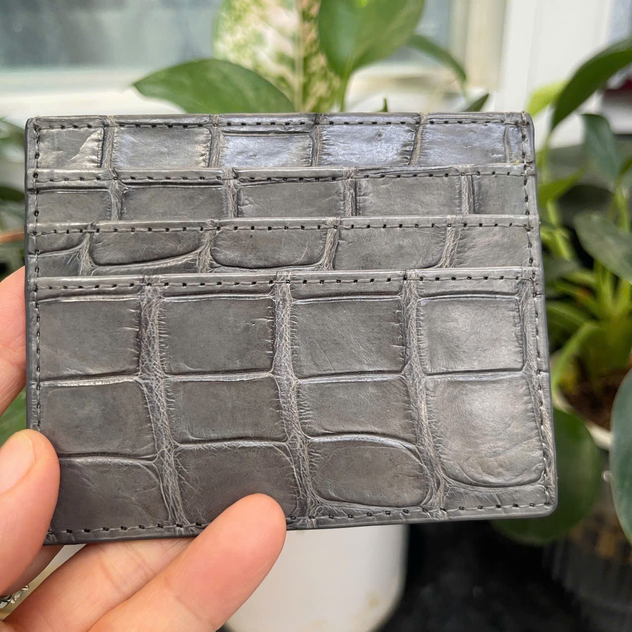GENUINE LEATHER SKIN CREDIT CARD HOLDER/ WALLET CARD HOLDER FOR MEN