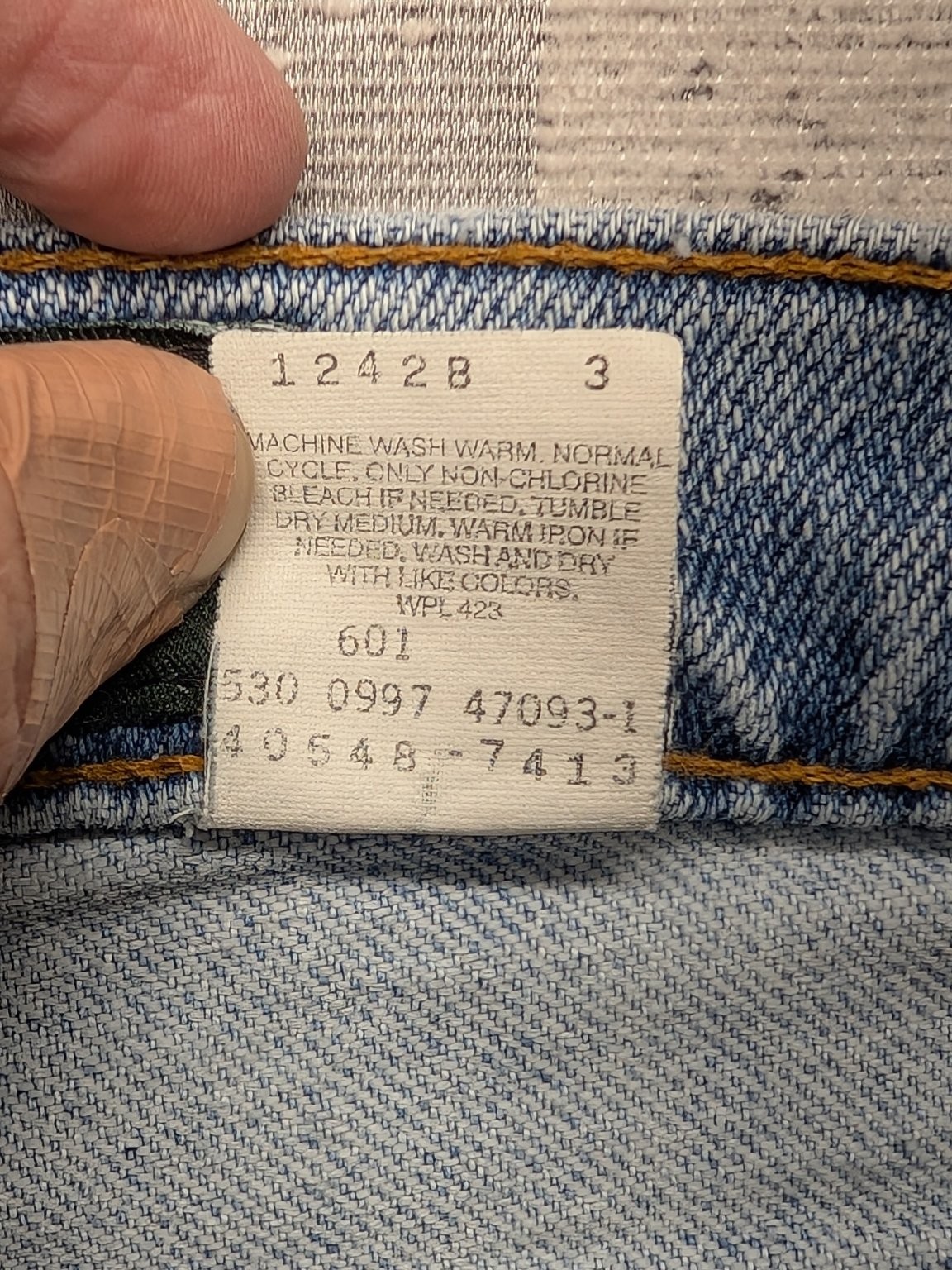 VTG 90’s Levi’s 540 Comfort Stretch Men’s Jeans Denim W33 L28.5 Distressed