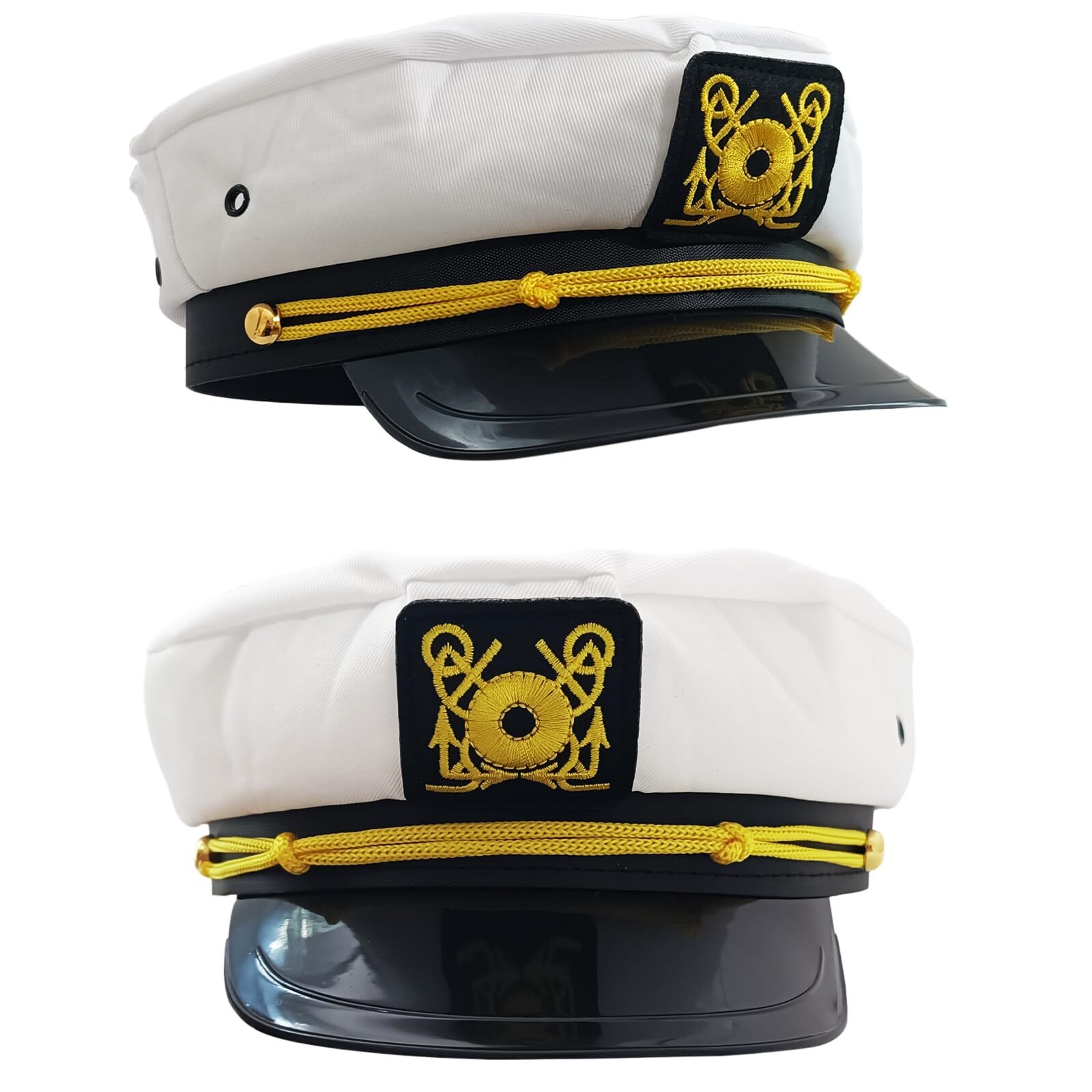 Yacht Captain Hat Accessories Captain Costume for Men Yacht Rock Party Attire…