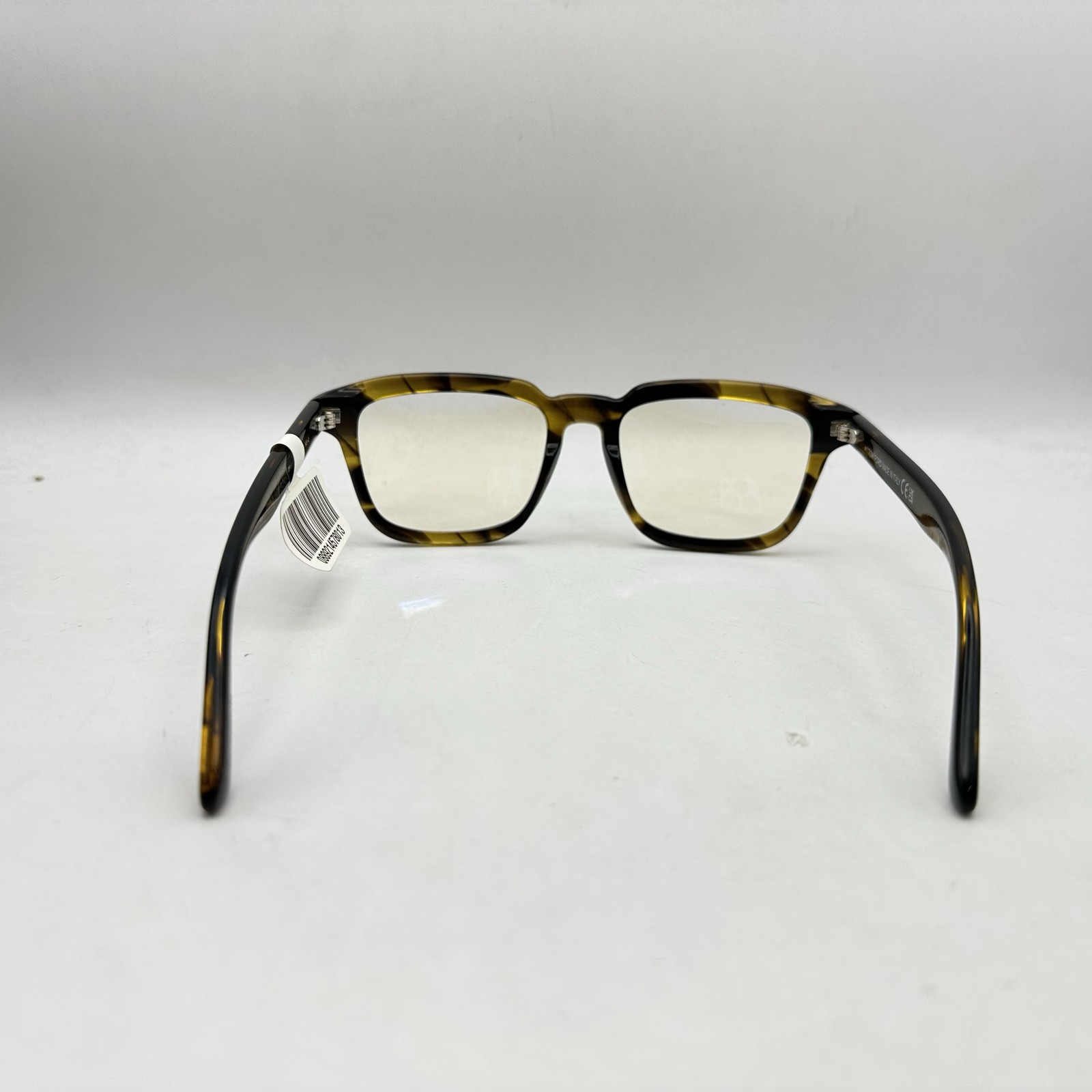 Tom Ford Unisex Square Full Rim Blue Light Blocking Glasses TF6032-B Havana