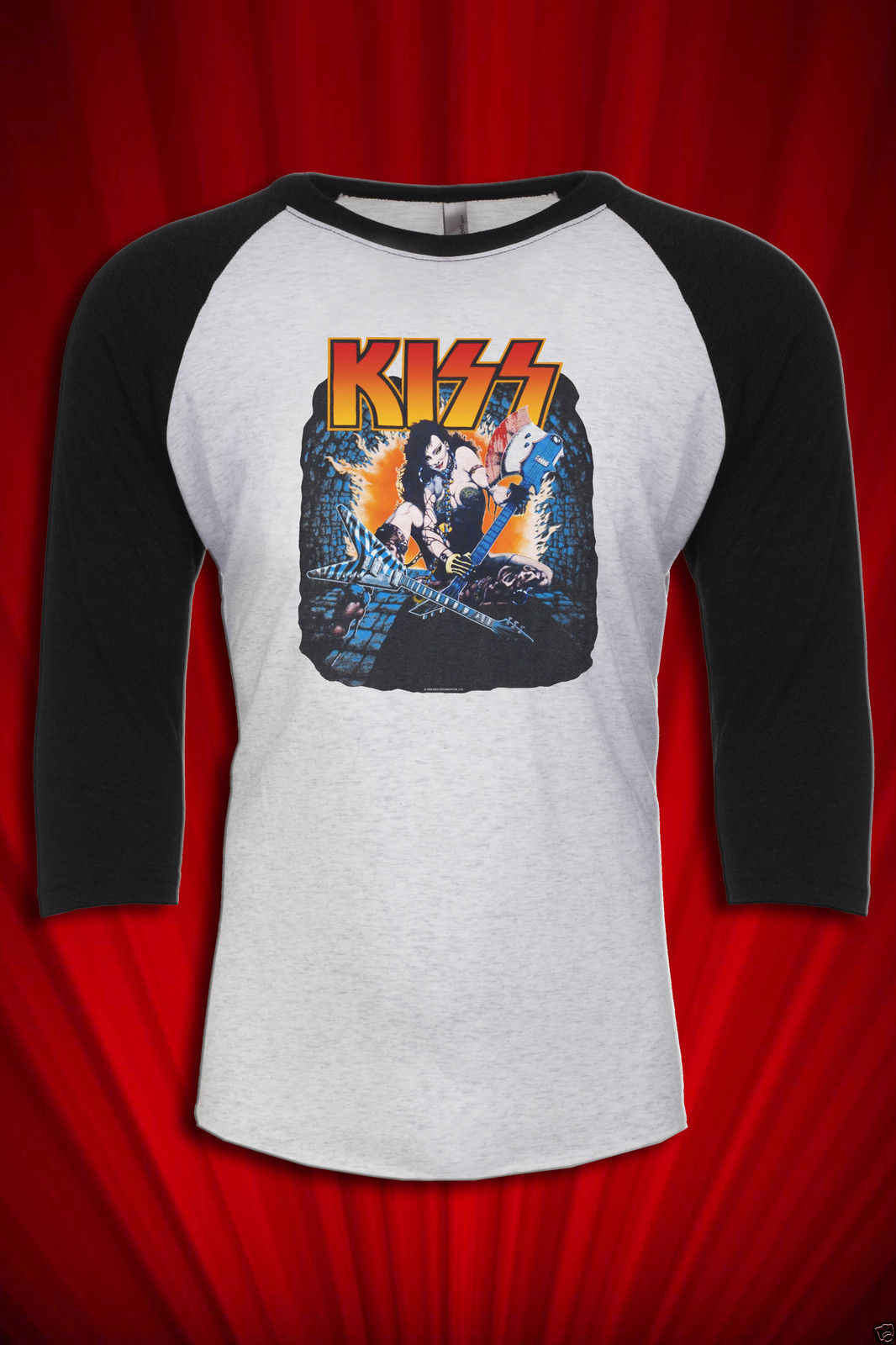 Lick it Up 1985 Vintage Tour jersey T-SHIRT All Hell’s Breakin’ Loose