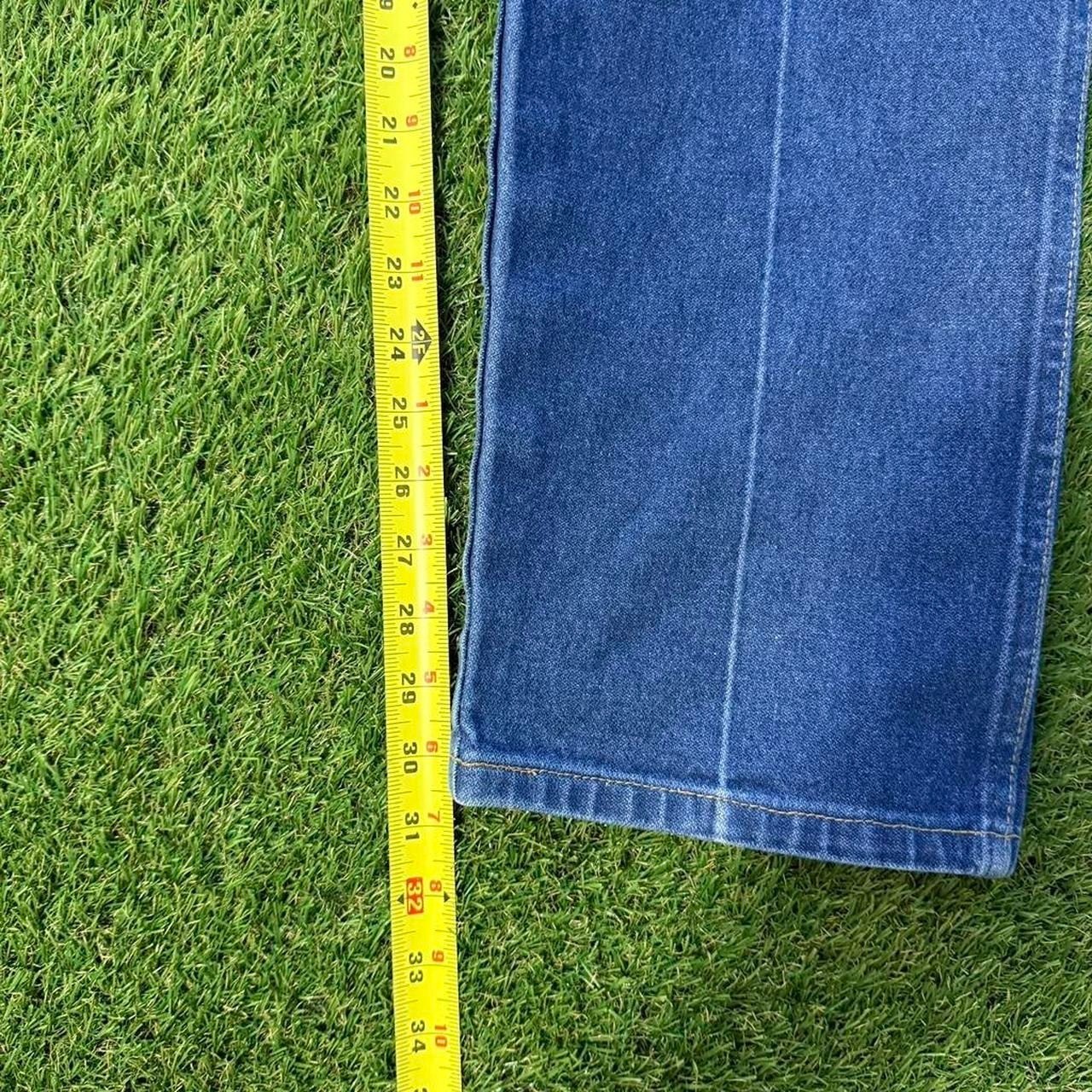 Wrangler Cowboy Cut Straight Fit Stiff Blue Jeans 36×31