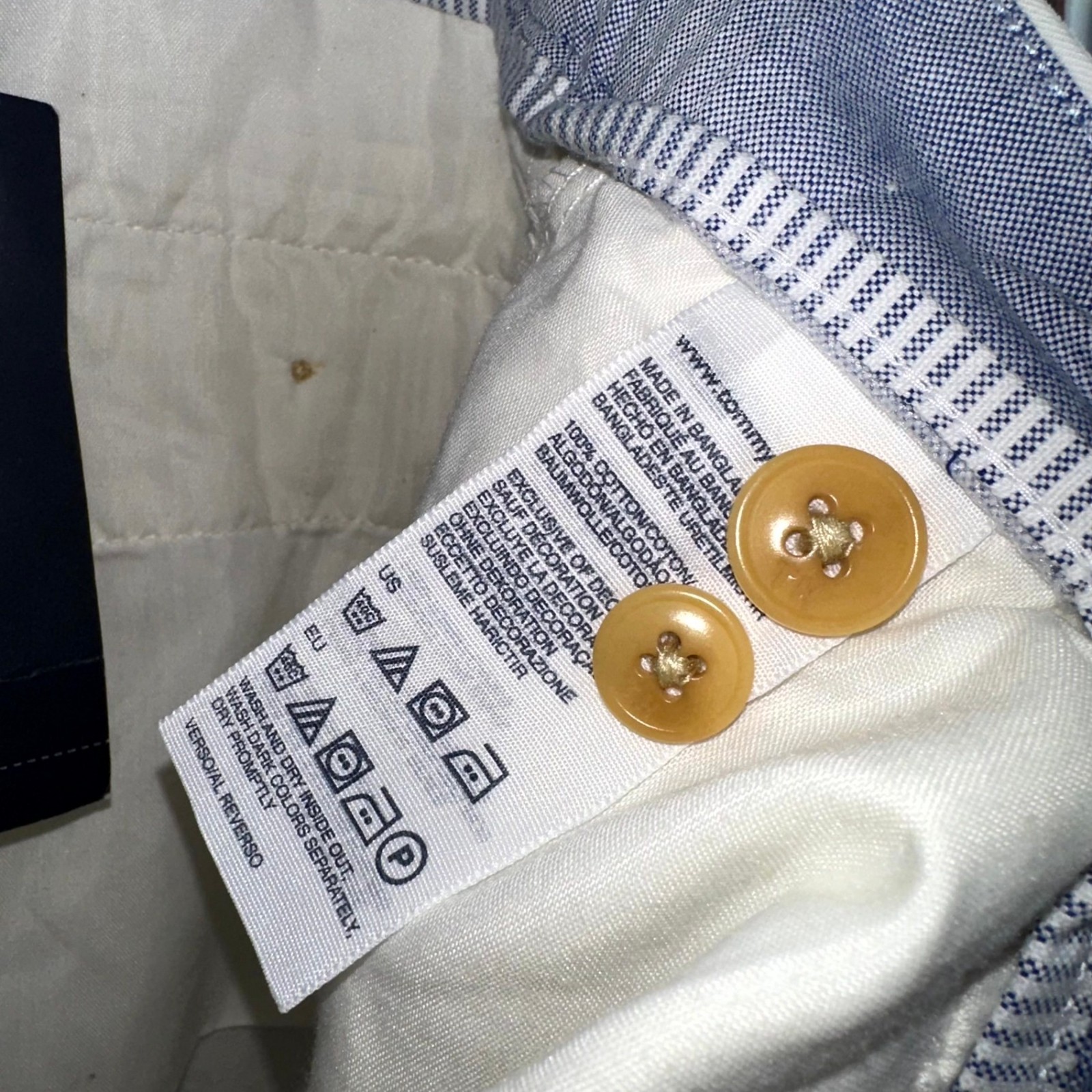 Tommy Hilfiger Men’s Custom Fit Pants Snow White Size 29×30 Slim Straight NWT