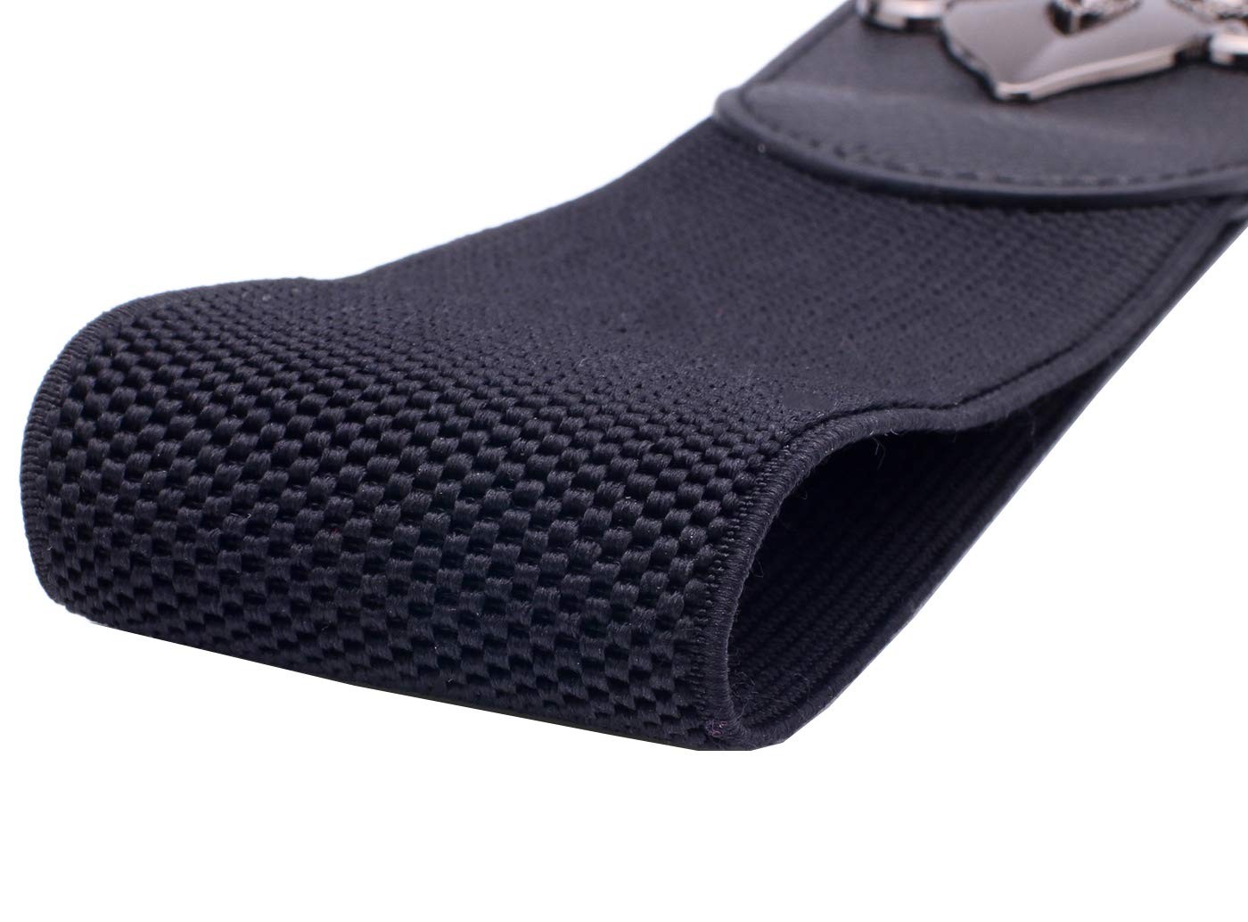 Womens Wide Elastic Stretch Waist Belt Retro Cinch Belt