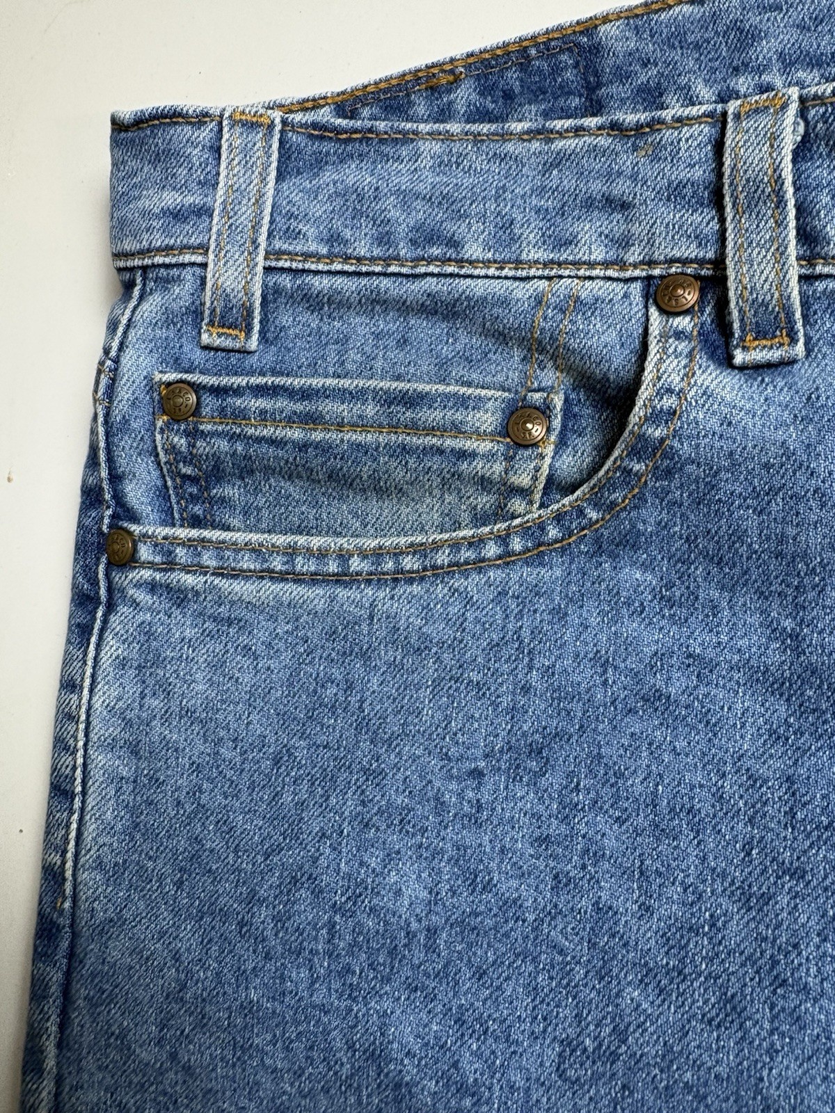 Levi’s 540 Brown Tab Vintage Blue Jeans Men’s Denim Flex Size 36 X 30