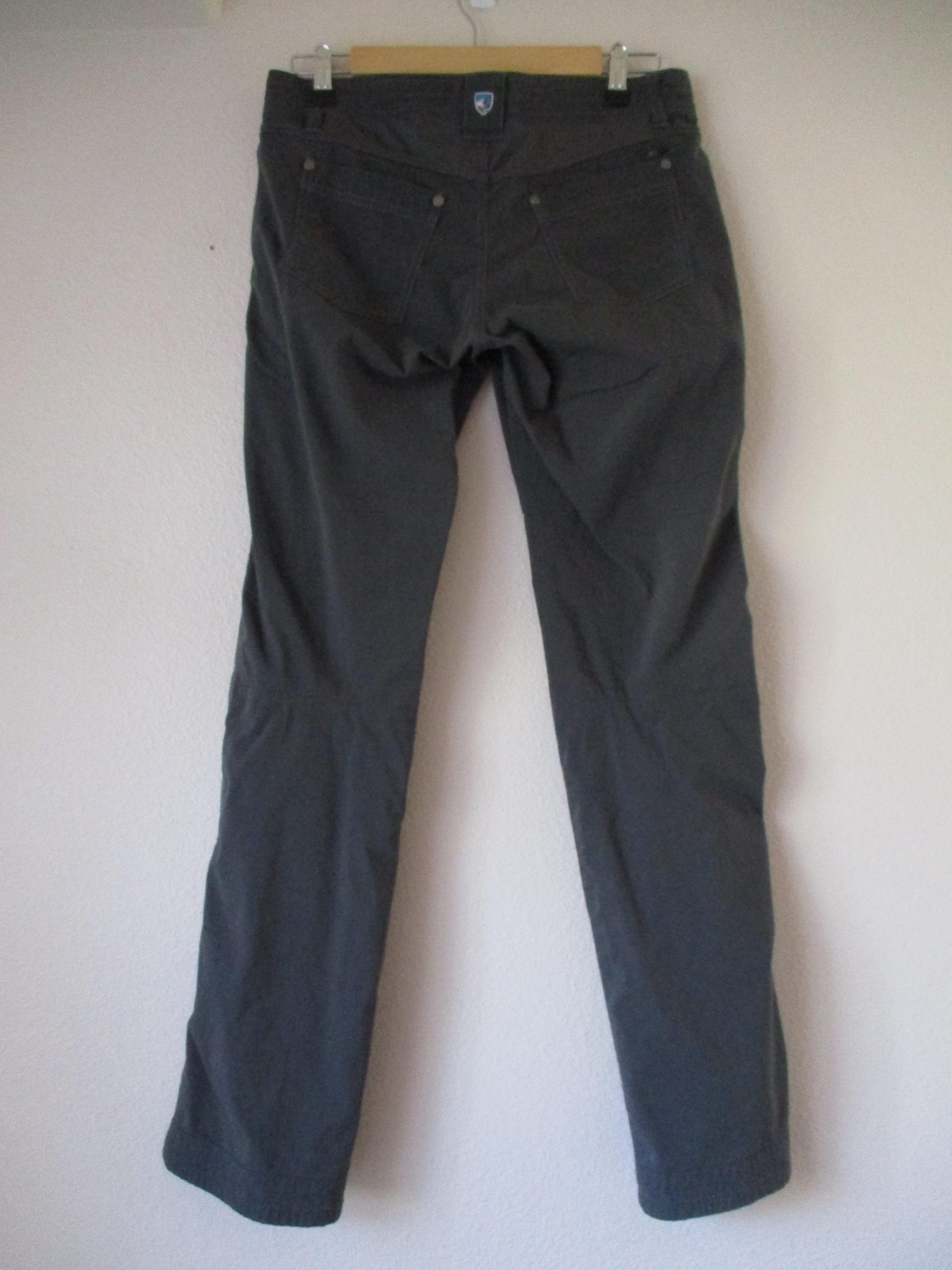 Kuhl Pants Womens 6 REG Gray Hiking Adjustable Waist Pockets Vintage Patina Dye