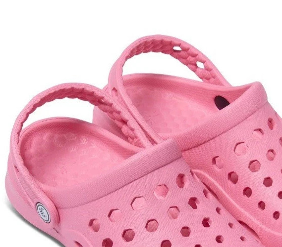 JOYBEES Unisex Size 7 Women/ 5 Men Active Clog Comfort Sandals • Pink