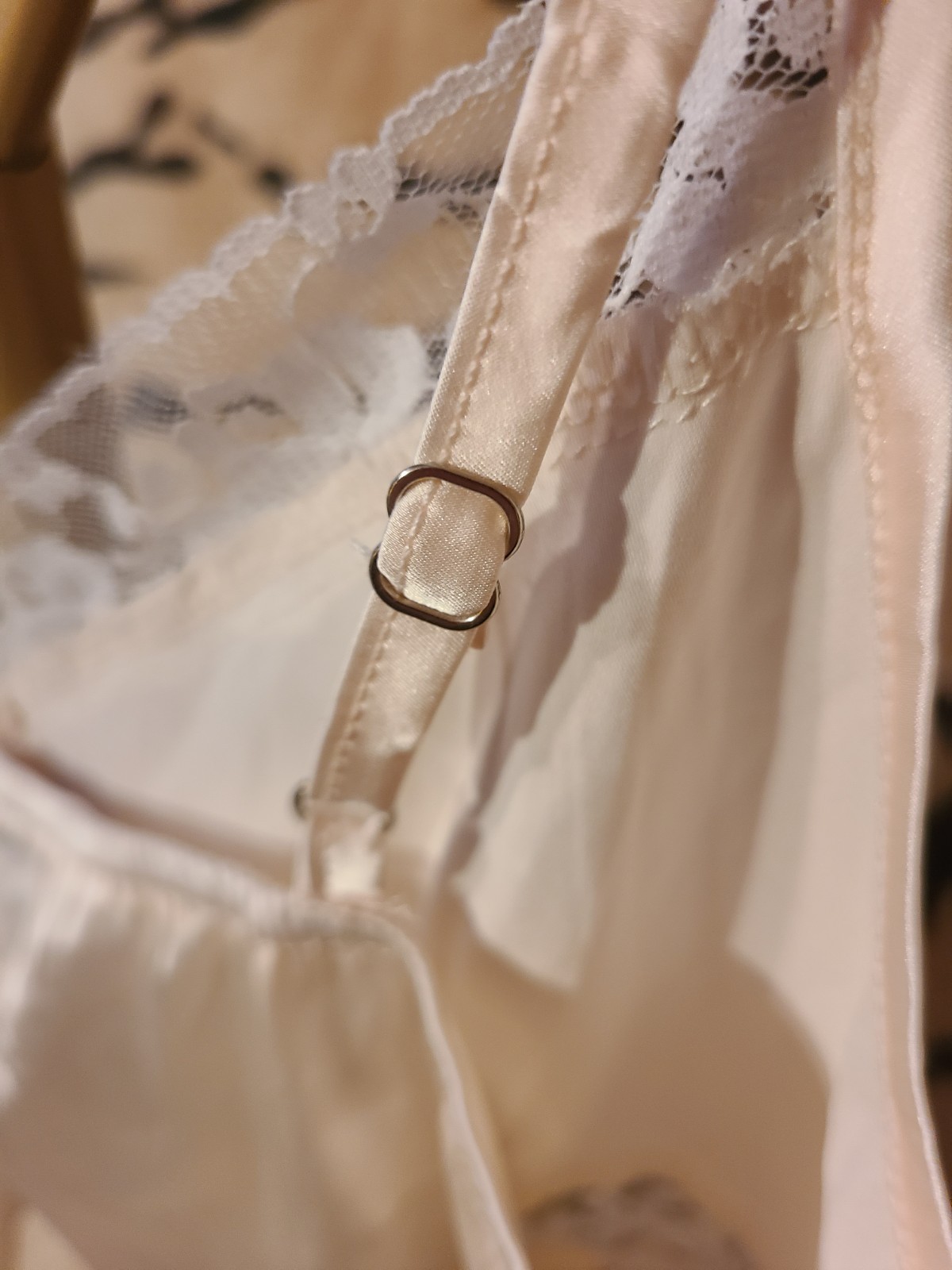 Tamar Lace Trim Satin Camisole, EDIKted $34 Retail Nordstrom Sz Large Sexy!