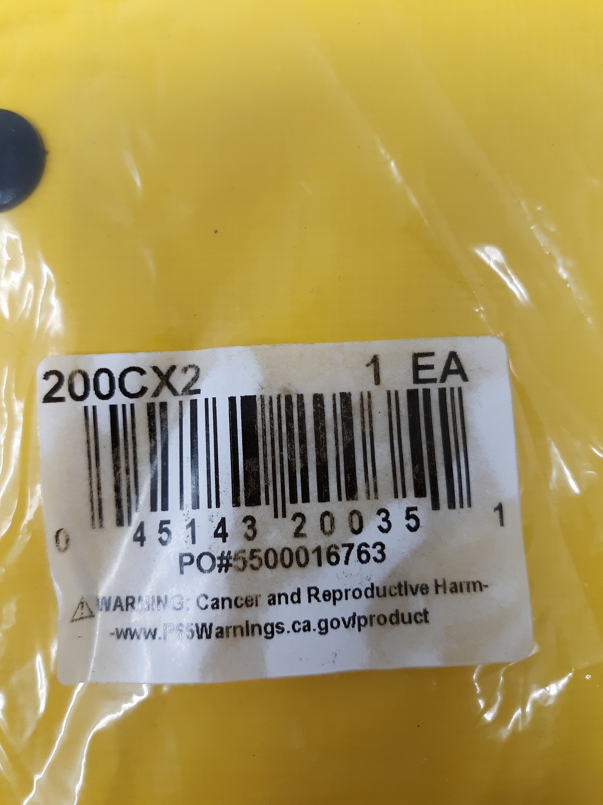 MCR Safety 200C Yellow Waterproof Rain Jacket Men’s Size 2XL Snap Front