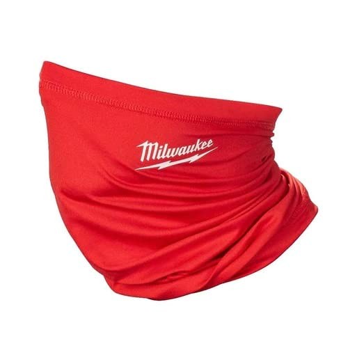 Milwaukee 423R Multi-Functional Neck Gaiter Red Moisture Wicking Fits All