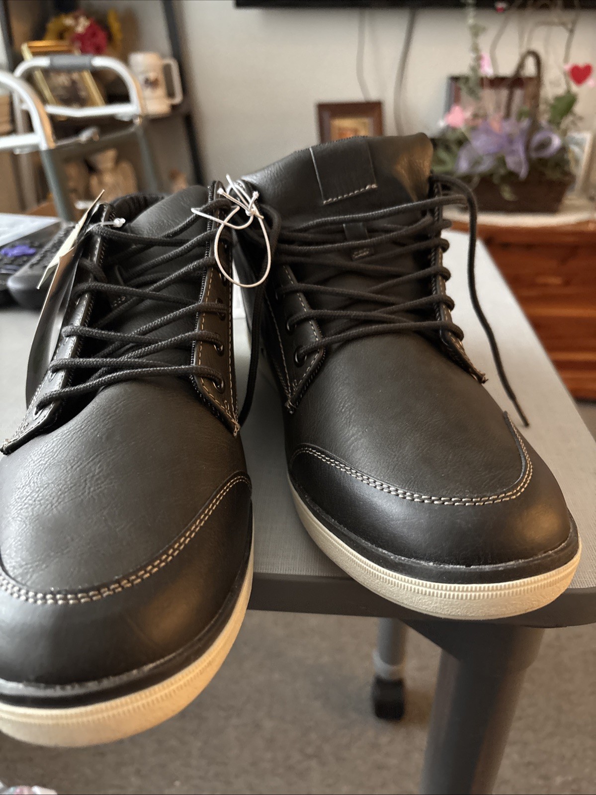 Goodfellow and Co Charcoal Mid-Top Sneakers Mens Size 10 1/2 NWT