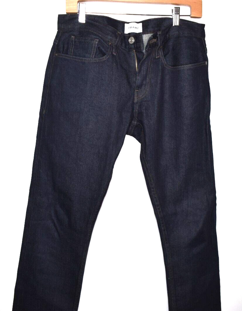Frame Men’s Size 30 97% Cotton 3% Elastane Indigo Rinse Jeans