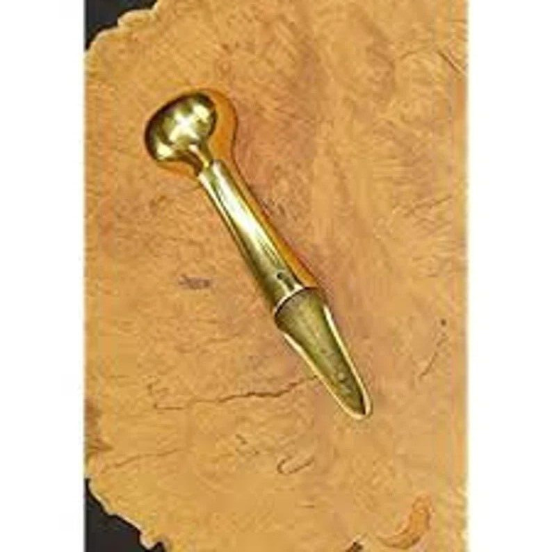 Solid Brass Head Hame Ball Handle for Walking Stick Vintage Cane Handle Only