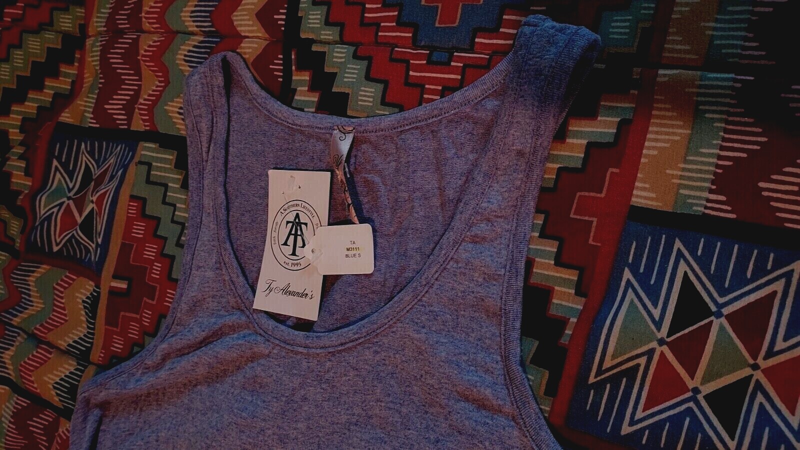 NWT-Ty Alexander Sleeveless Tank Top, Sz S, Rayon/Poly/Spandex,U.S.A., Gray