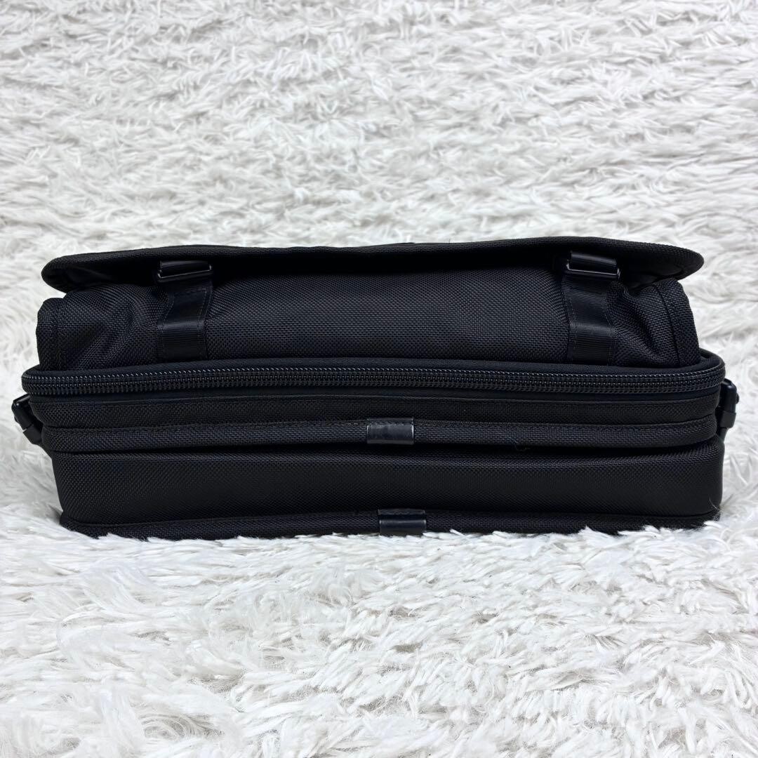 TUMI Alpha T Pass 2Way Business Bag Messenger Briefcase Black Auth