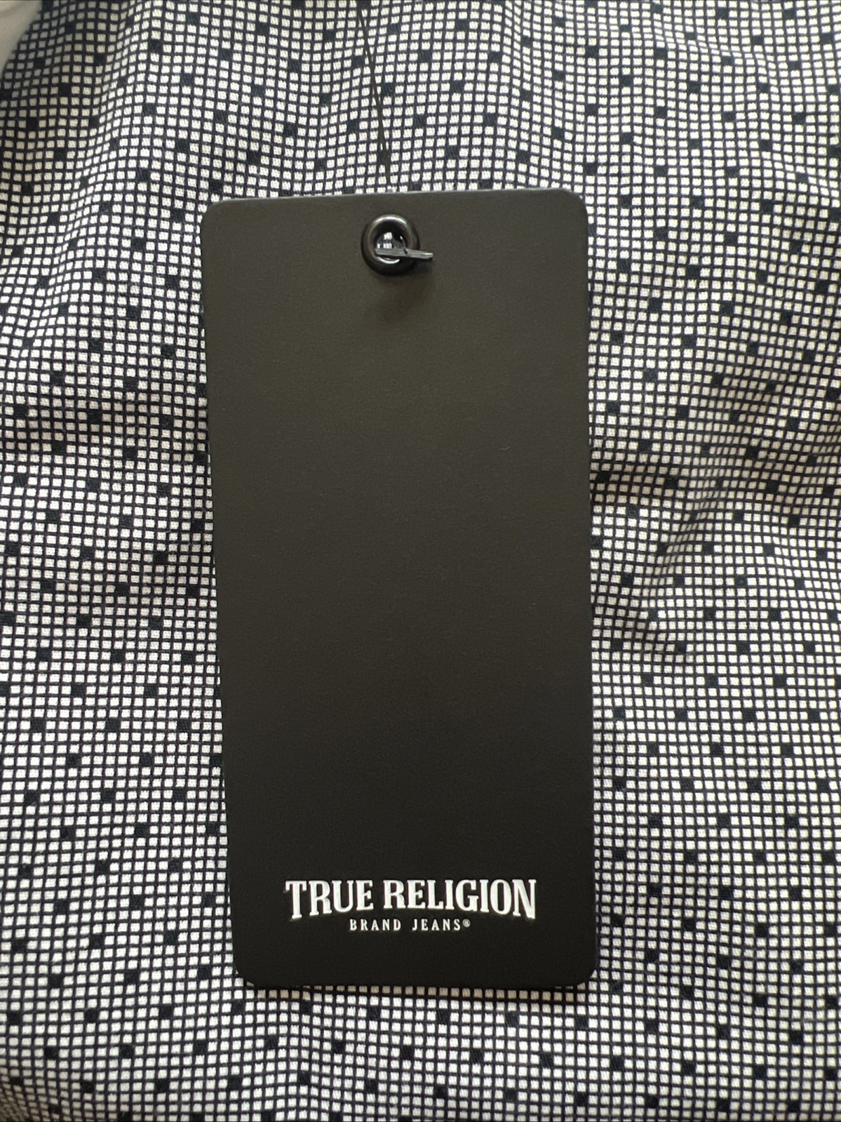 NWT True Religion Baby Tee Optic White Contrast Stitch Size L Cropped Versatile