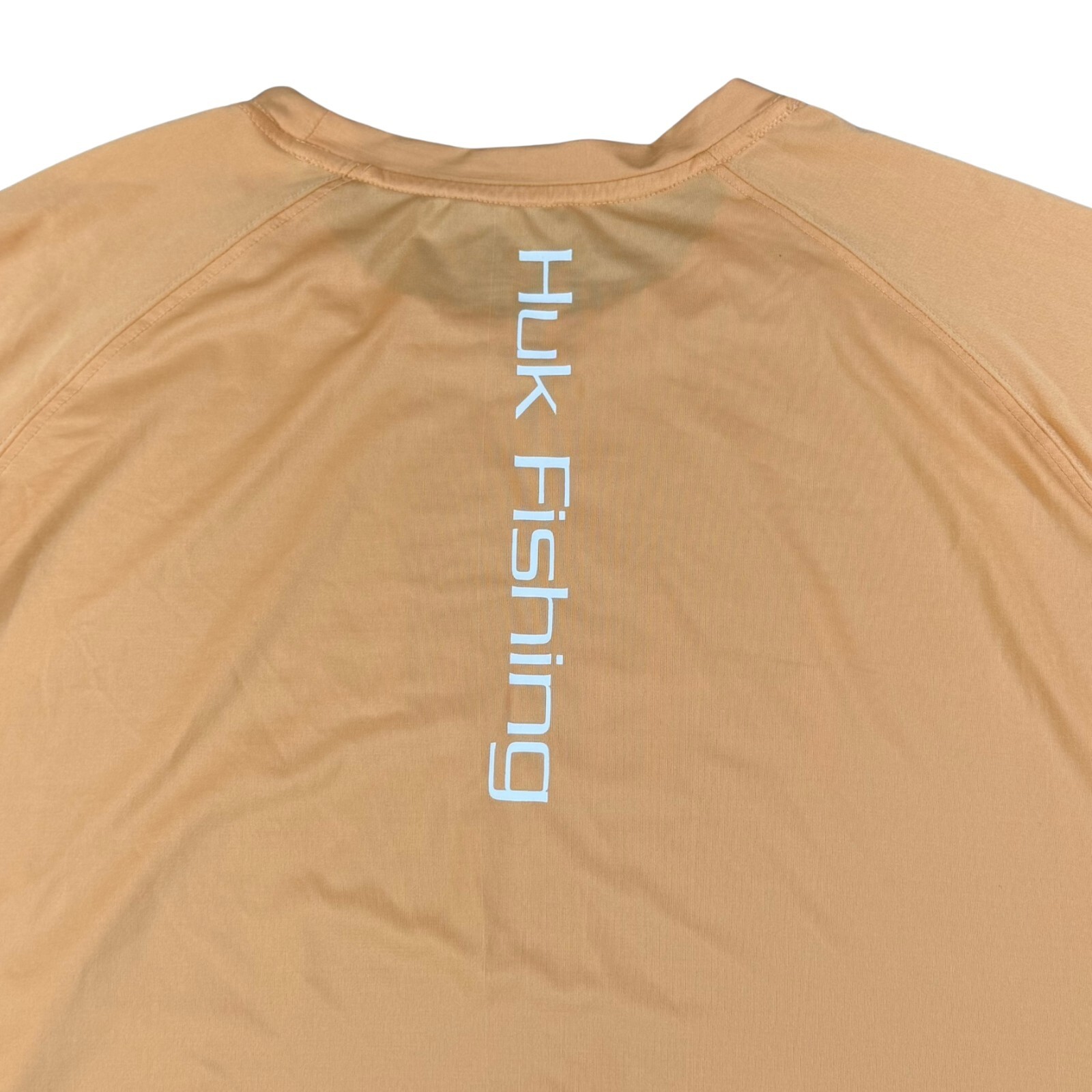 Men’s Huk Performance Fishing Long Sleeve Shirt Orange Size XXL