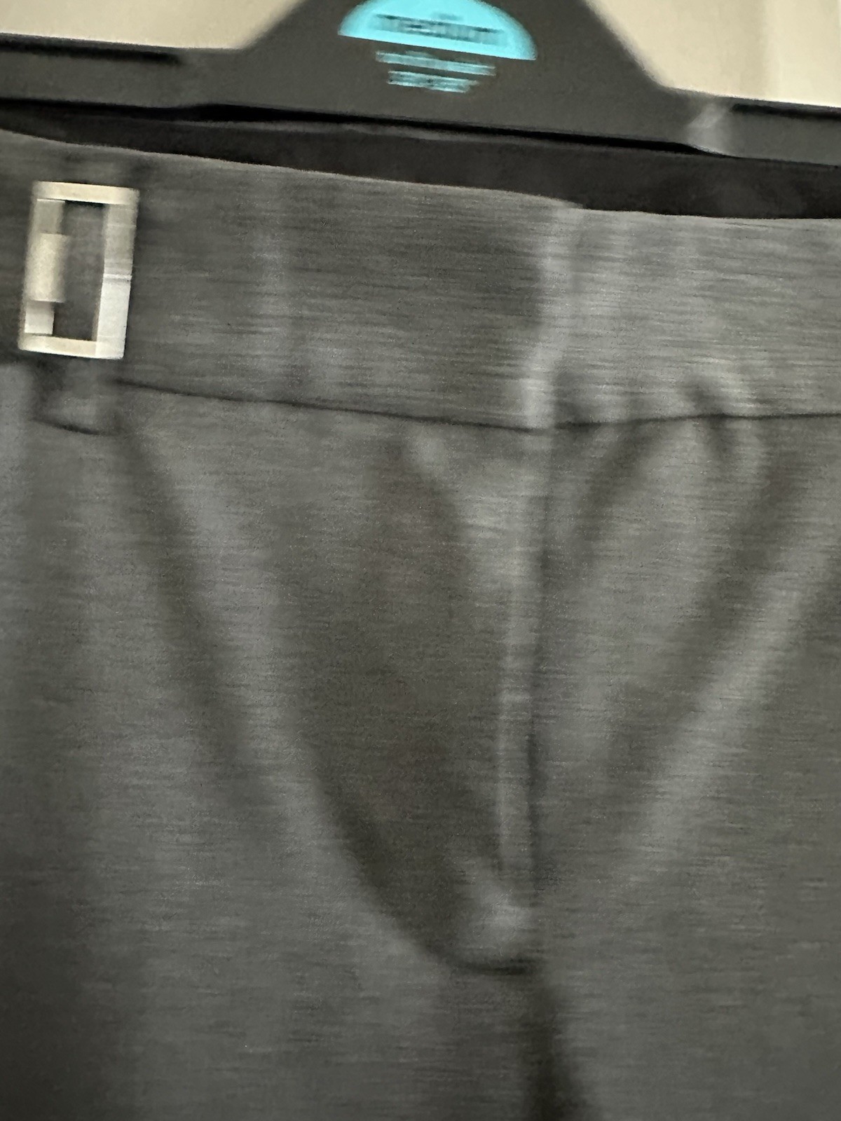 Express Editor 4R Women’s Gray Flared Dress Pants Buckle Button Zipper Workwear