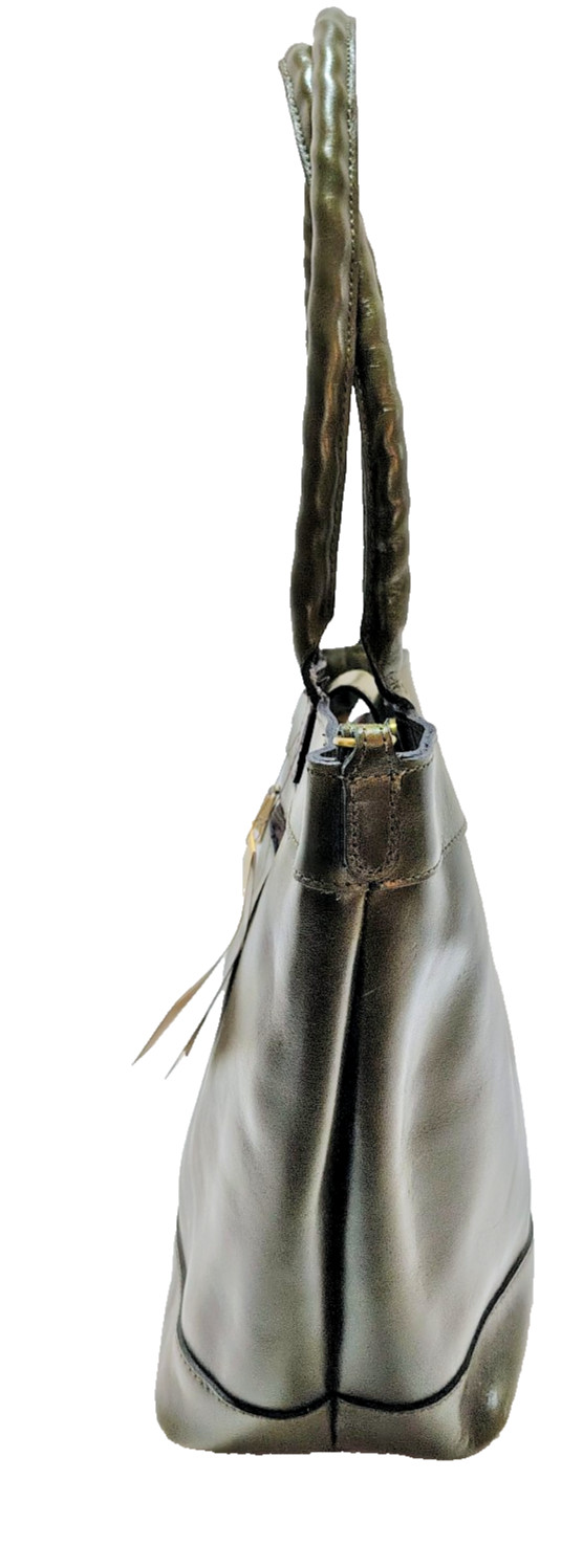 Patricia Nash Mallory Convertible Tote Soft Olive Leather Bag NWT MSRP $249 P996