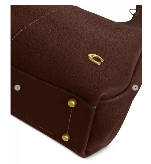 Coach Brand Lana Medium Pebble Leather Shoulder Bag