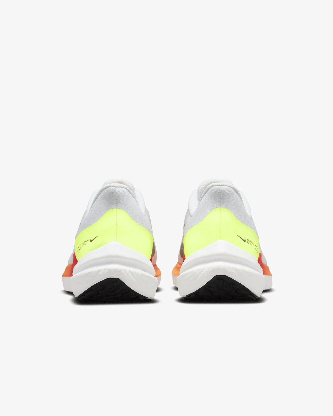Nike Air Winflo 9 White Total Orange Volt Black DD6203-100 sz 13 Men’s